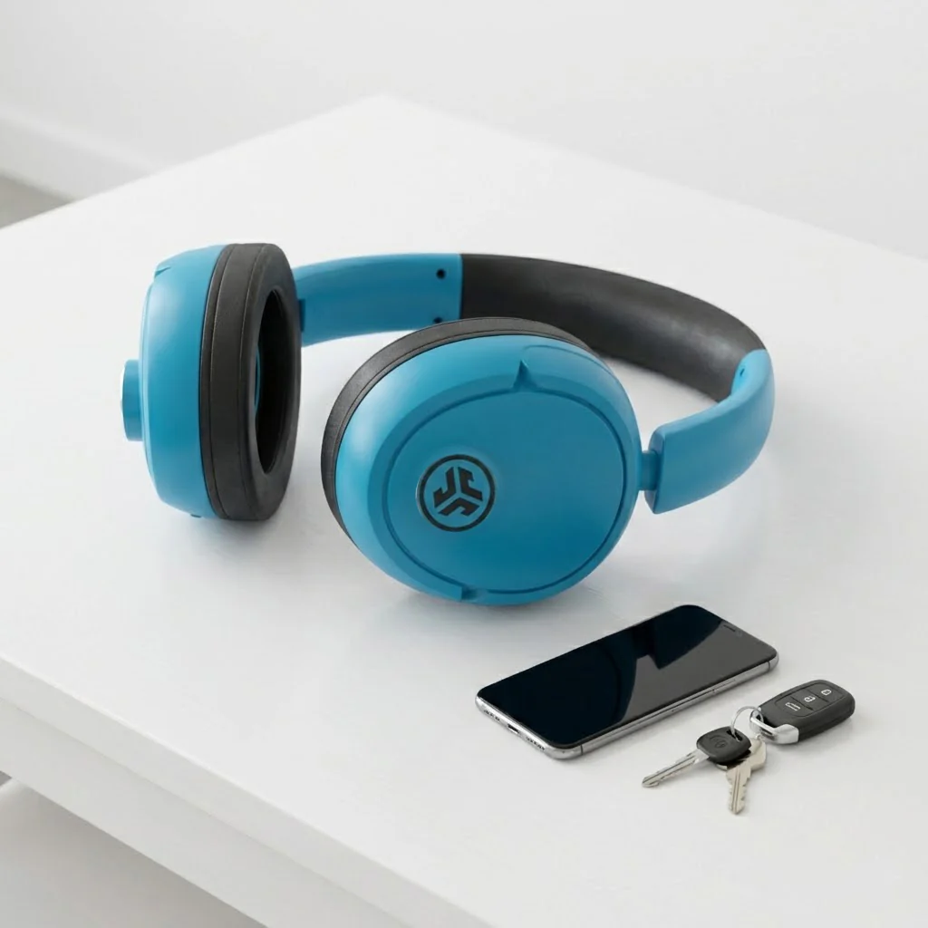 JLab Blue XL Speaker Headphones - Image 4
