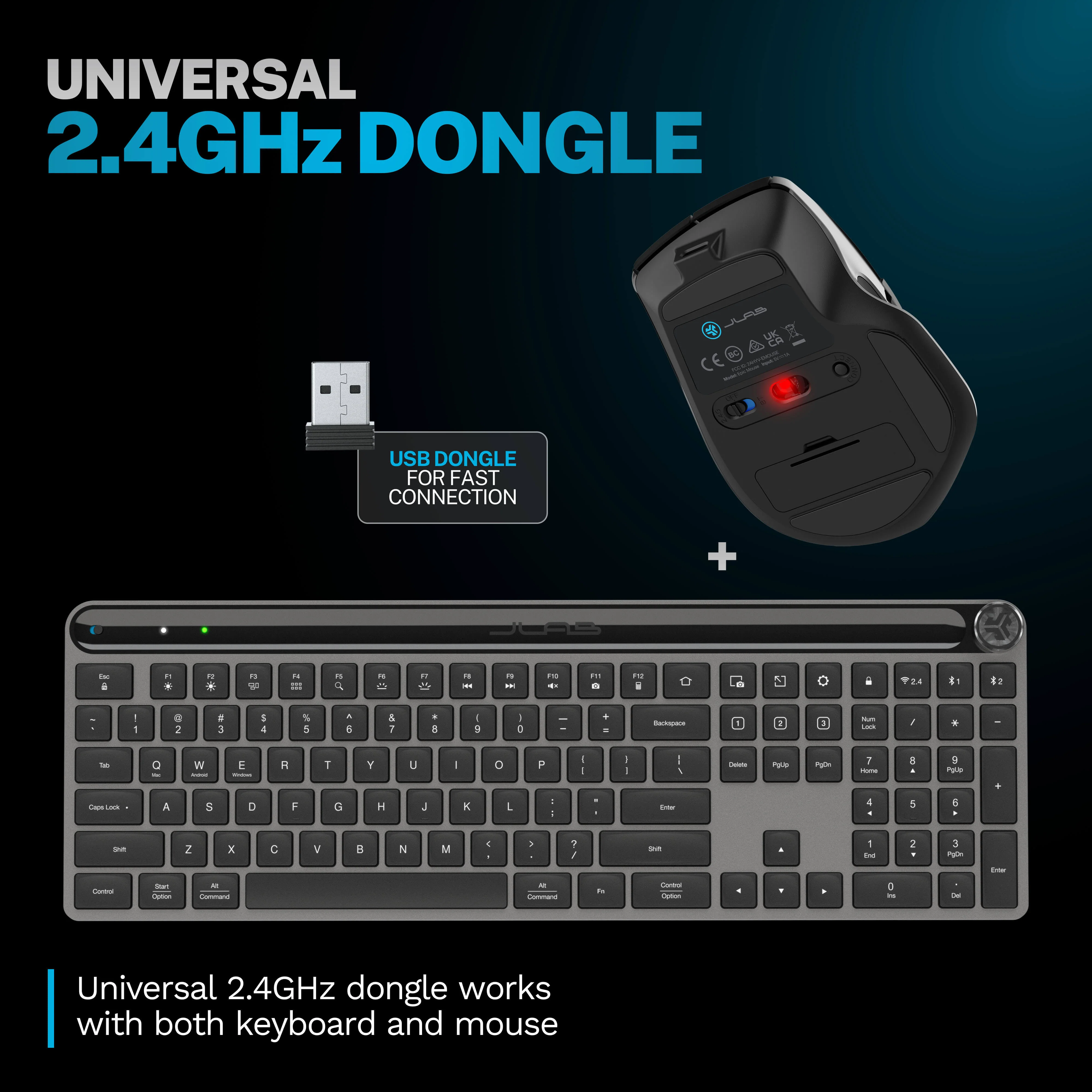 JLab Epic Keyboard Mouse Bundle - Image 21