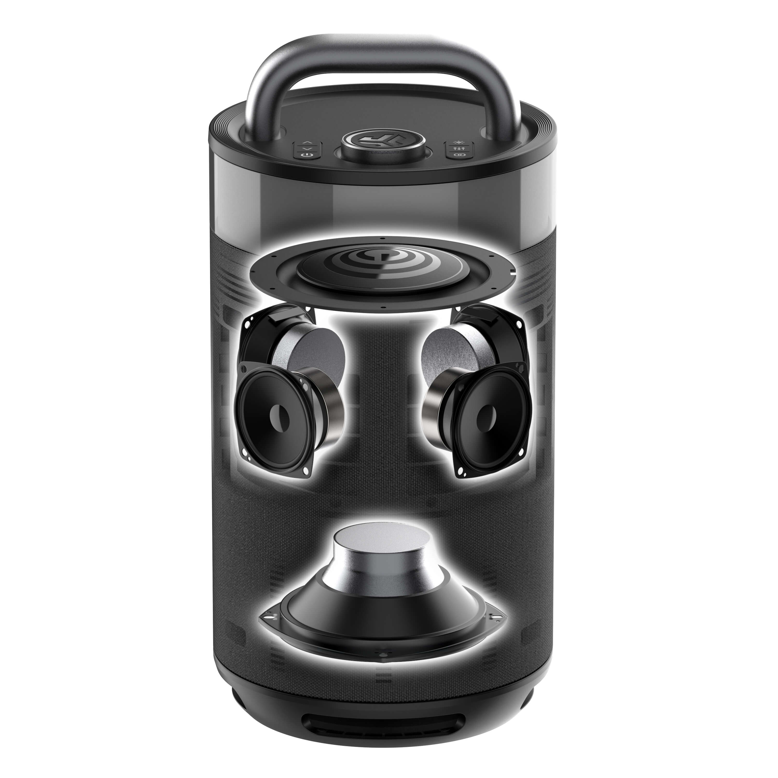 Epic Party Portable Bluetooth Speaker Black - Image 3