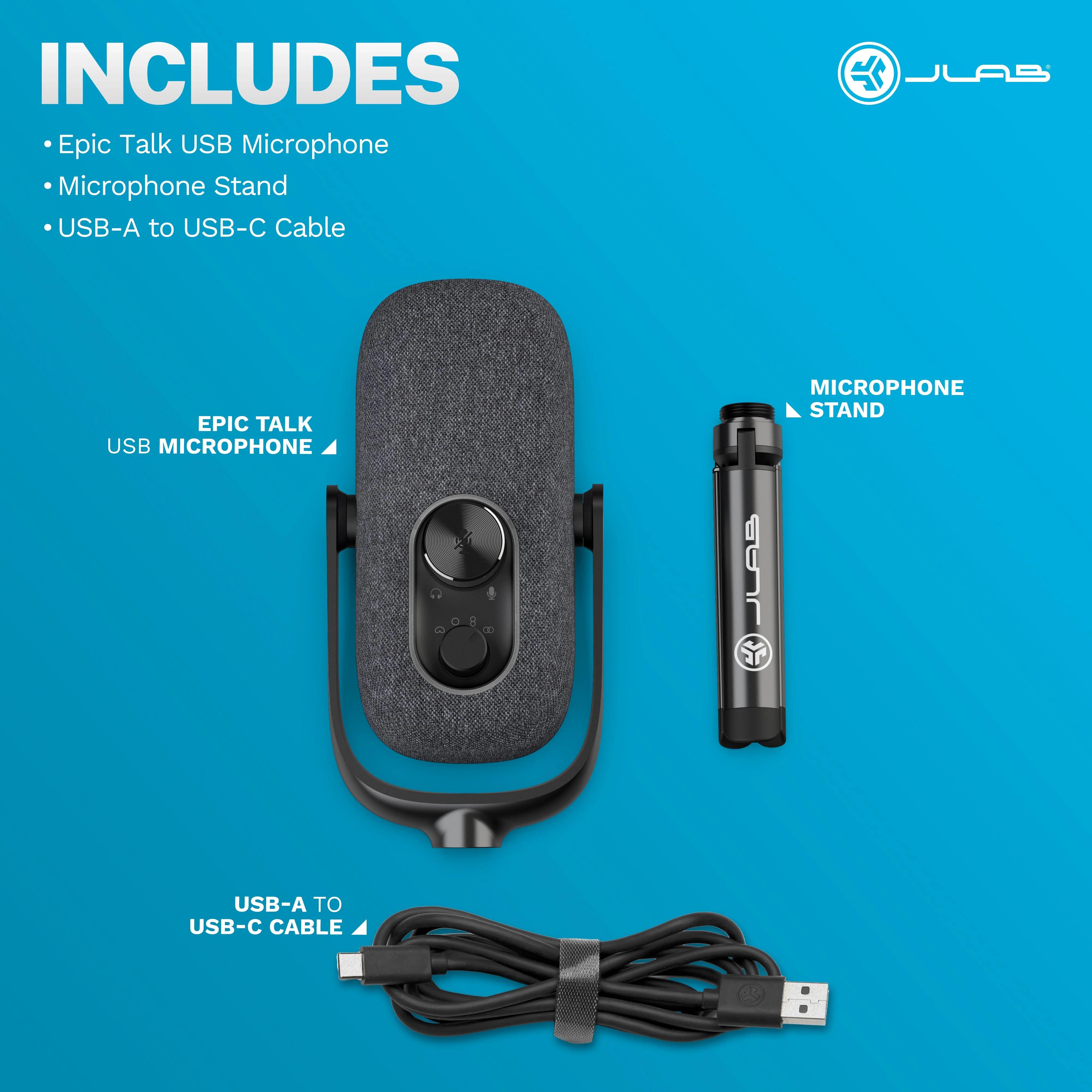 Epic Talk USB Microphone Black - Image 11