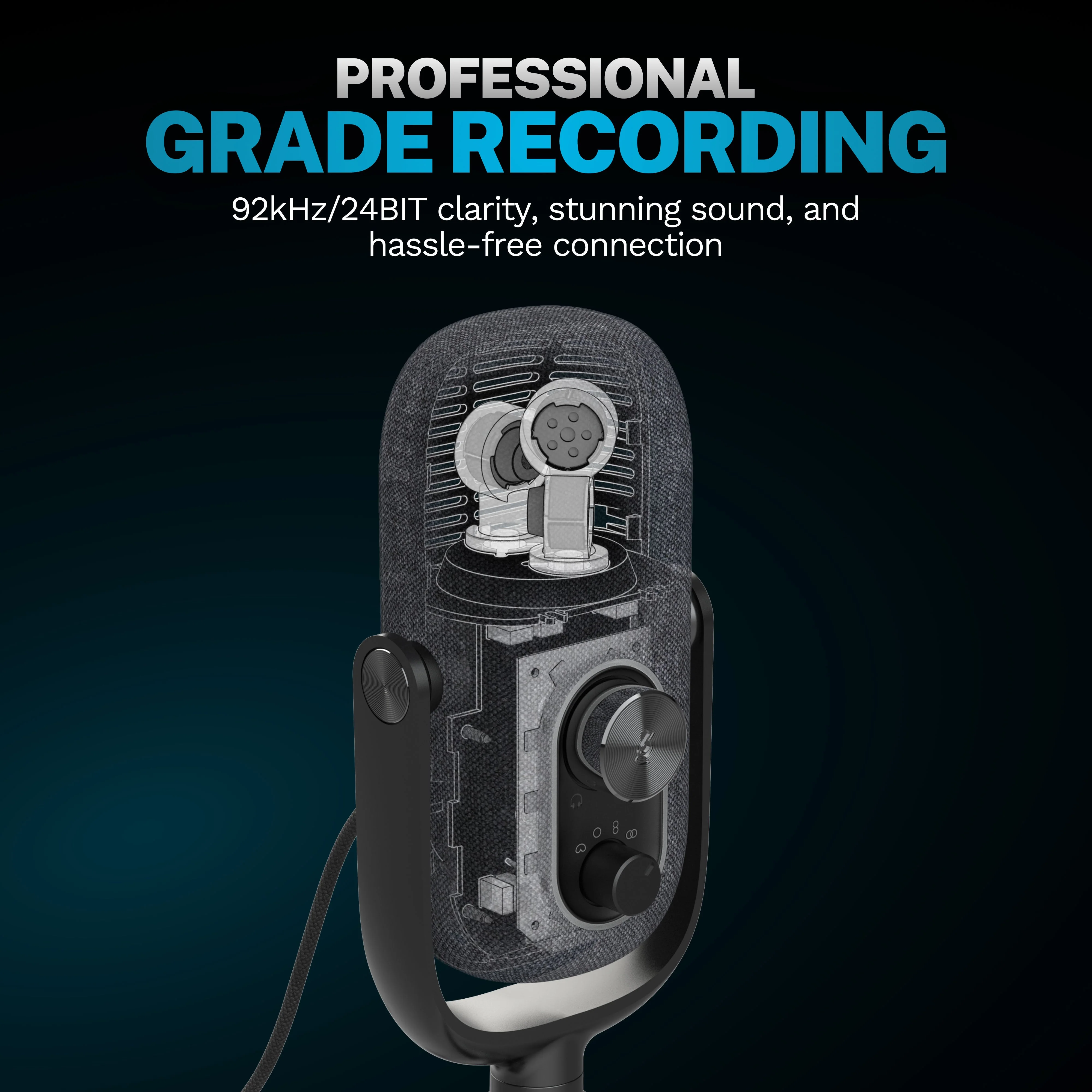 Epic Talk USB Microphone White - Image 6
