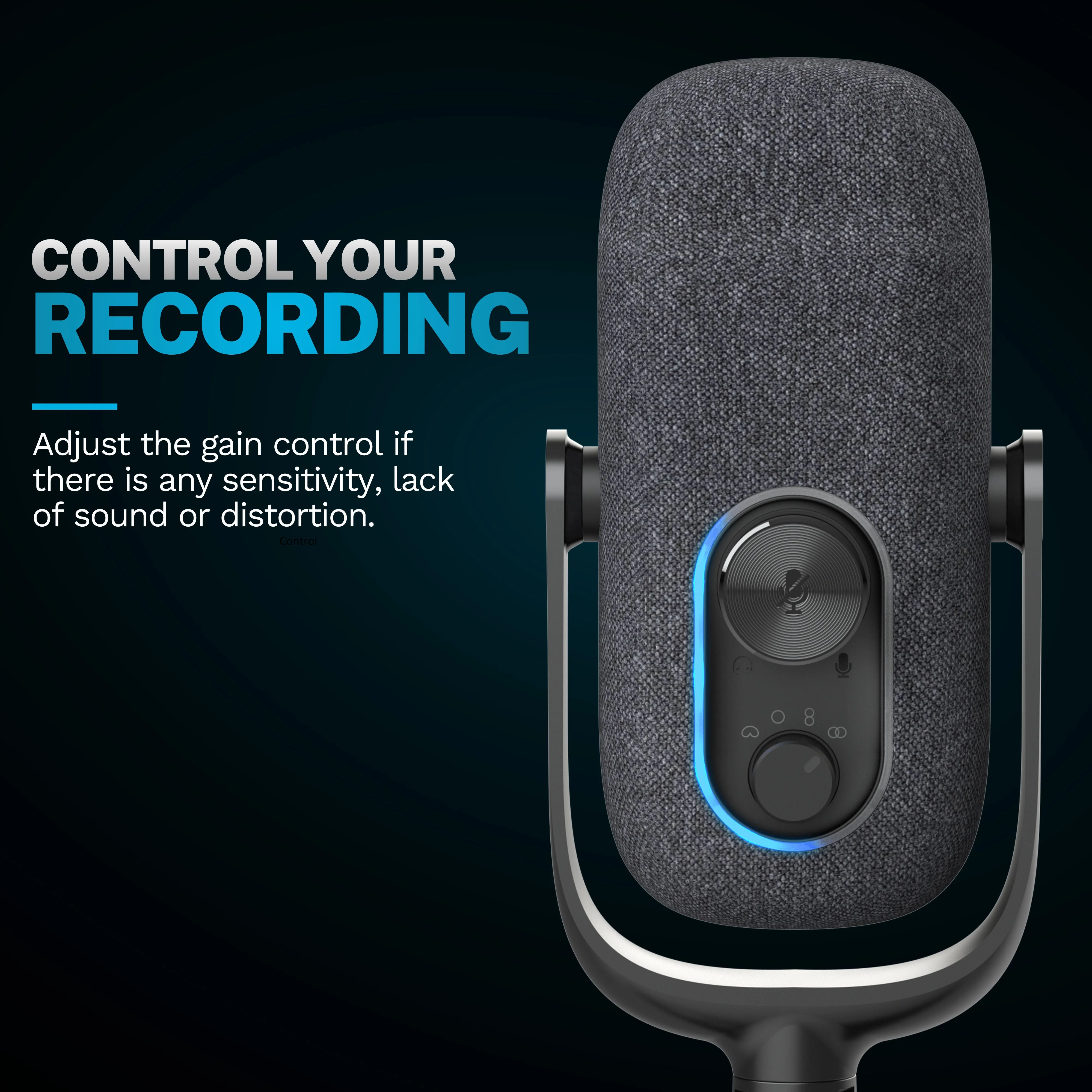 Epic Talk USB Microphone White - Image 9