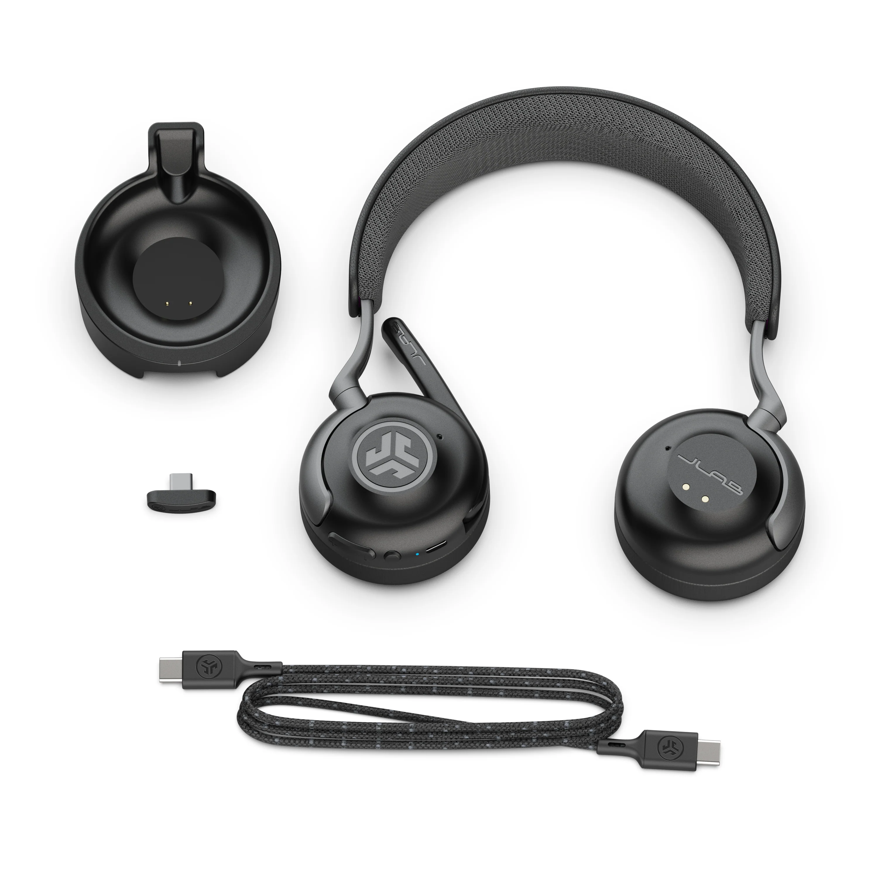 Epic Work ANC Wireless On-Ear Headset Black - Image 9