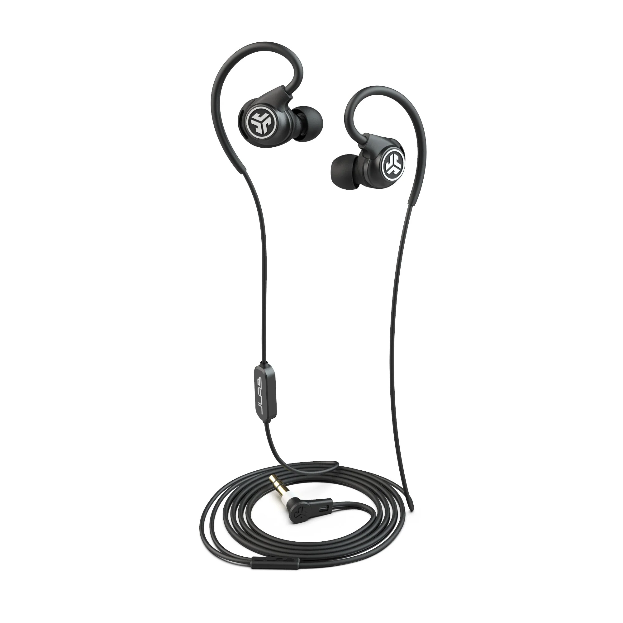 Fit Sport 3 Wired Fitness Earbuds Black - Image 2