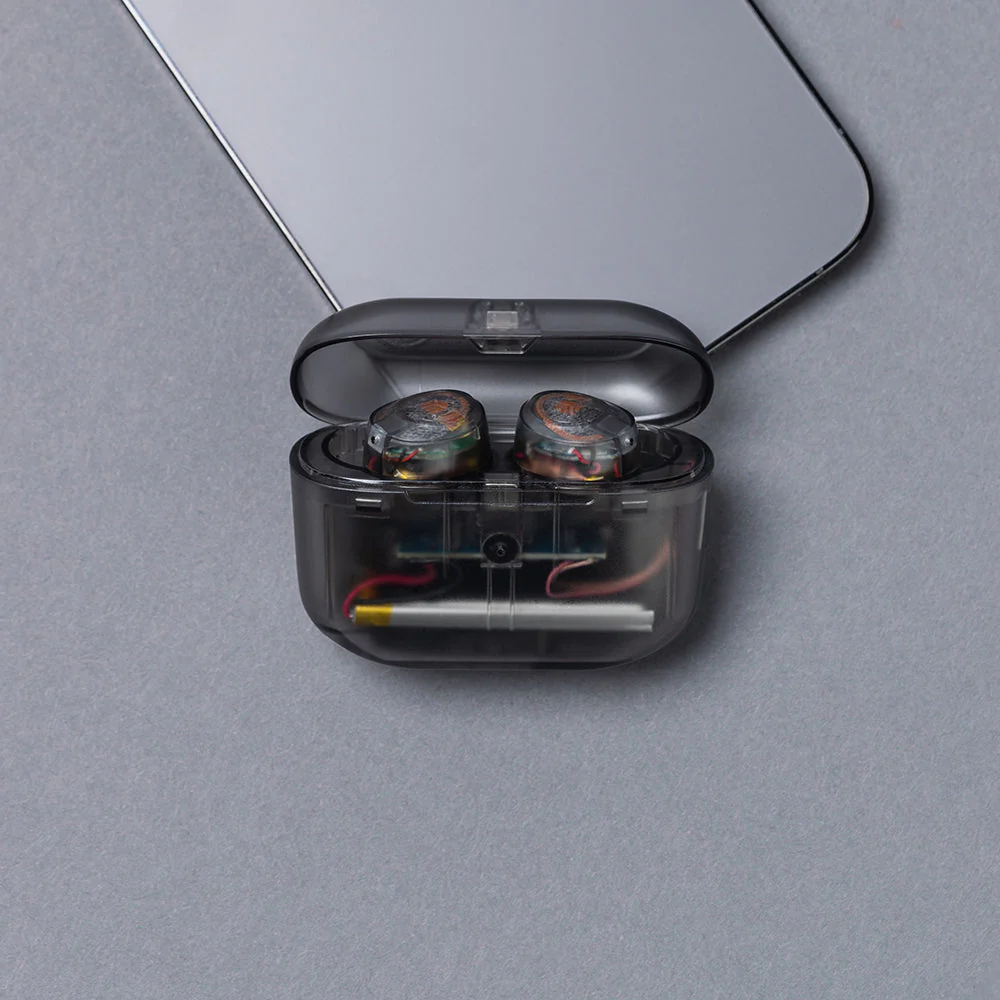 GO Air POP True Wireless Earbuds Clear - Image 4