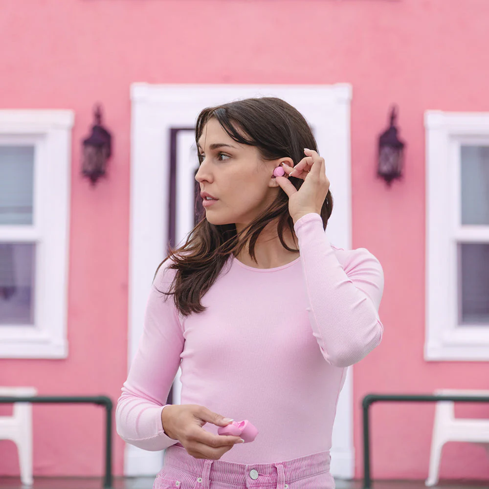 GO Air POP True Wireless Earbuds Pink - Image 4