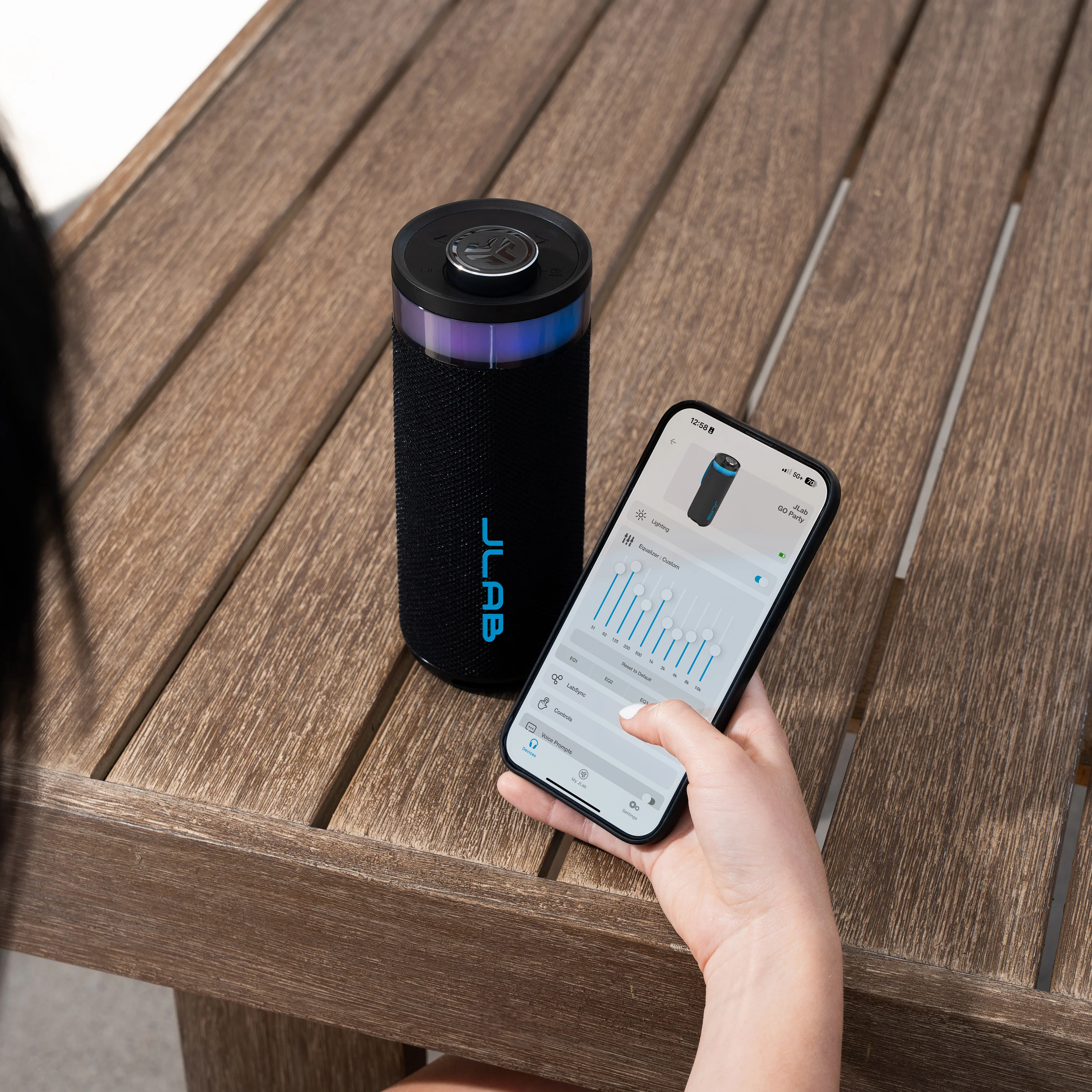 Go Party Portable Bluetooth Speaker Black - Image 4