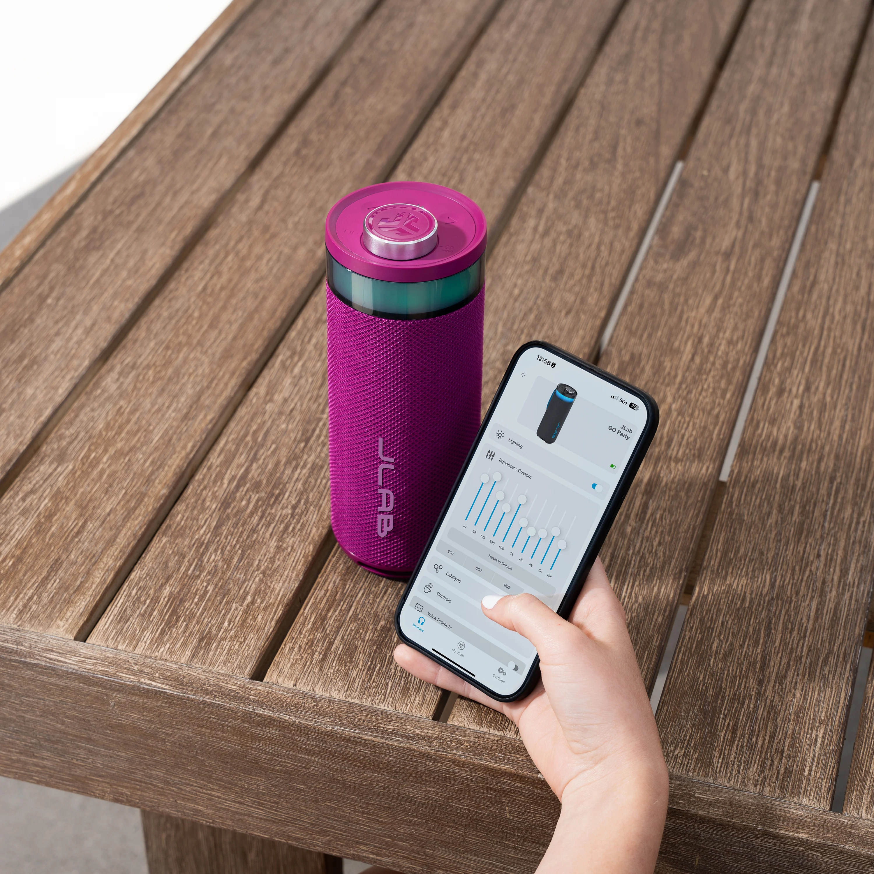 Go Party Portable Bluetooth Speaker Mulberry - Image 4