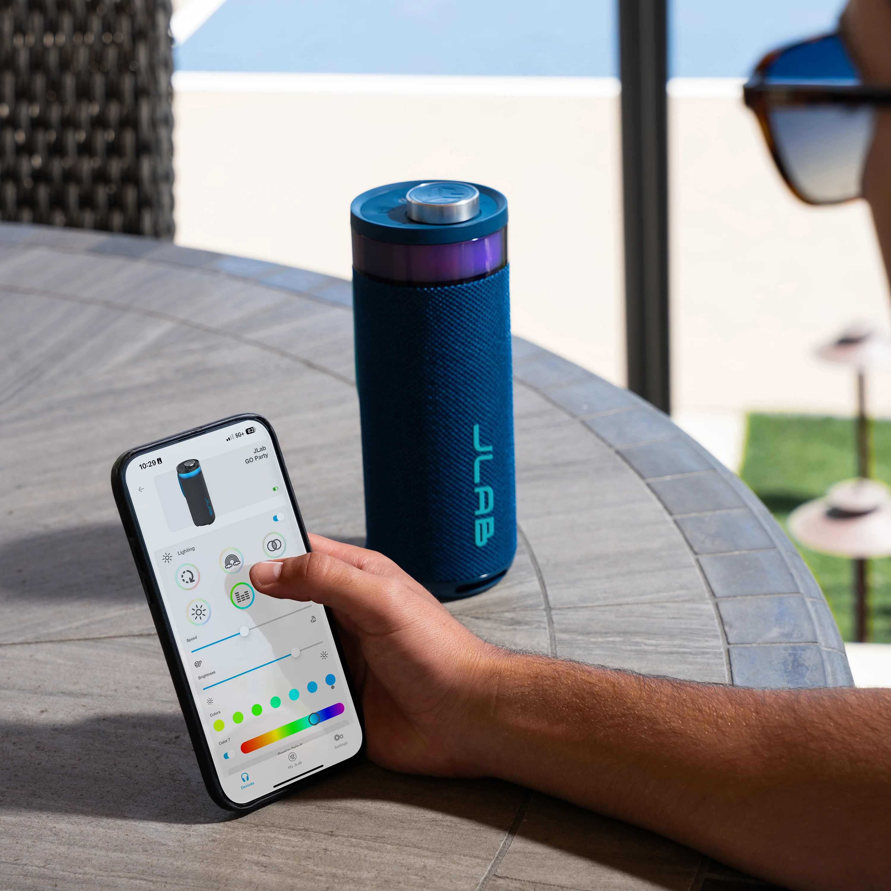 Go Party Portable Bluetooth Speaker Navy - Image 5
