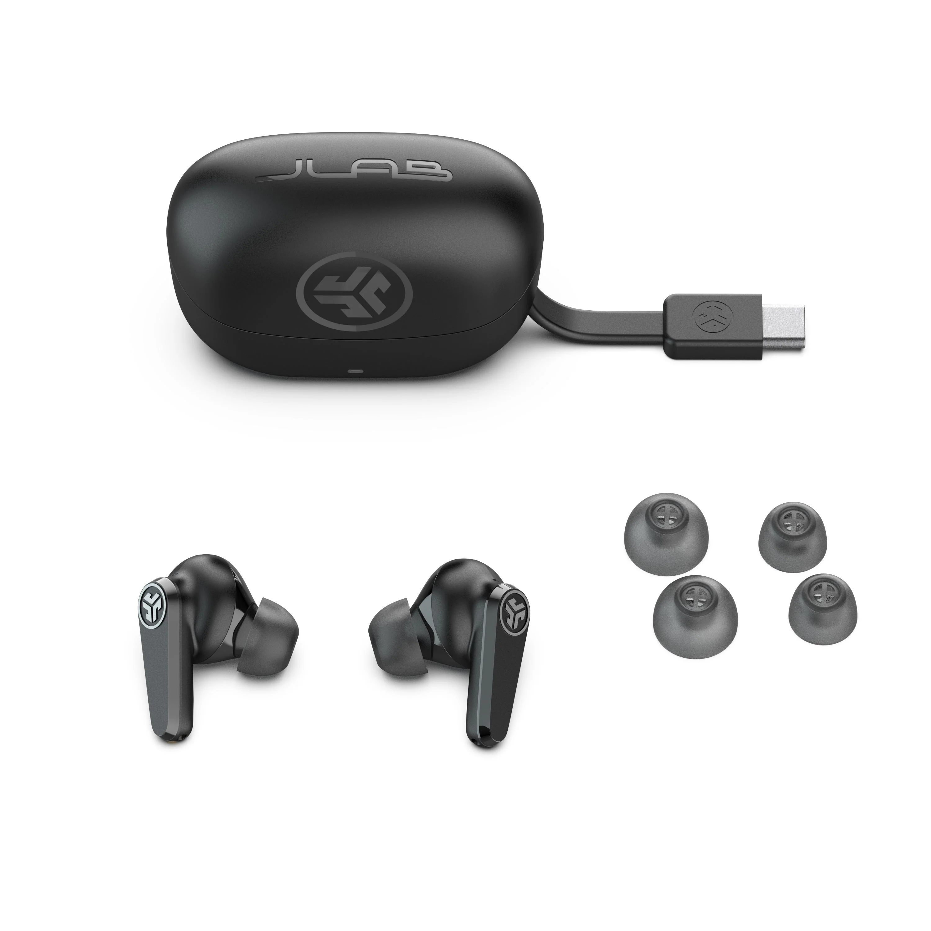 Go Pods ANC True Wireless Earbuds Black - Image 7