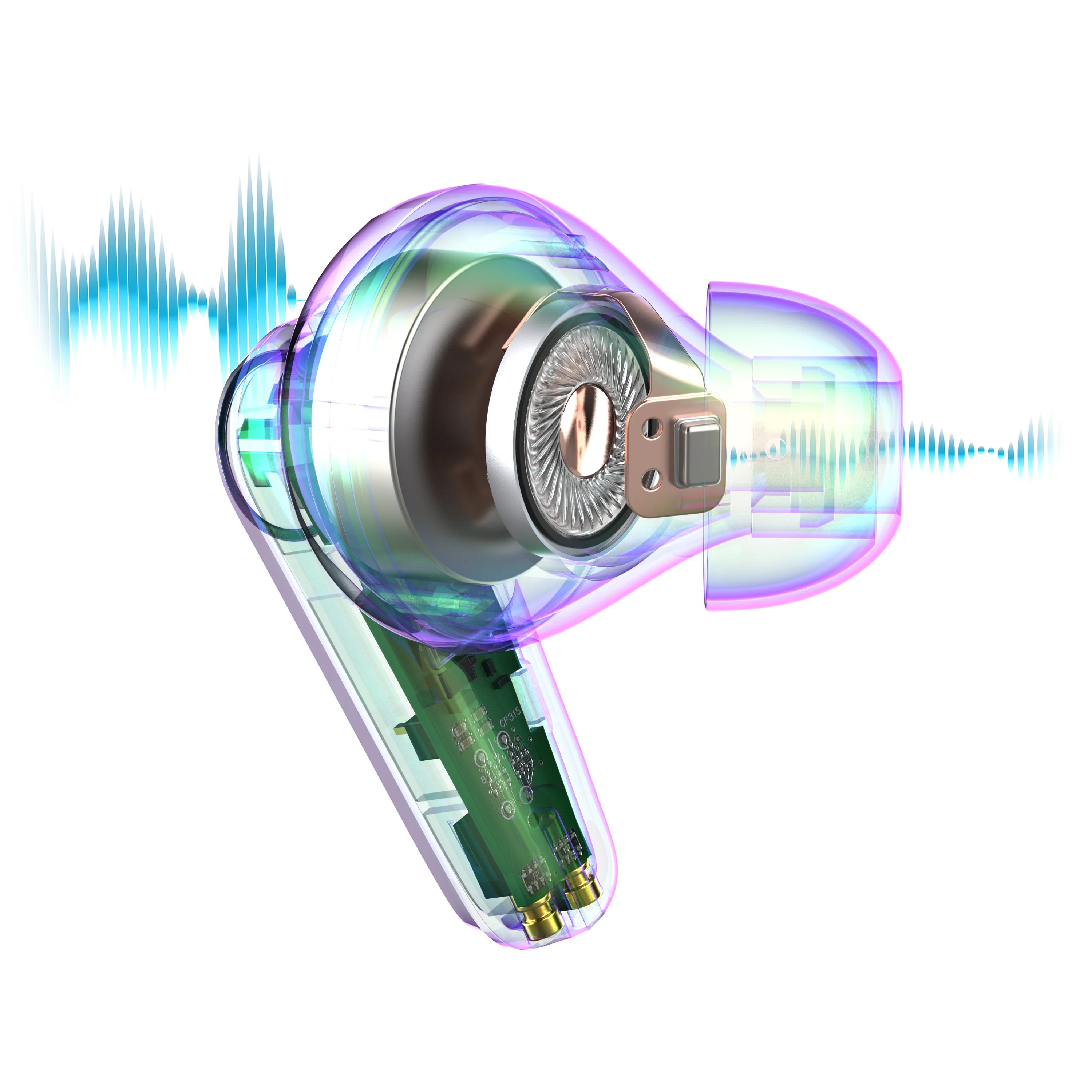 Go Pods ANC True Wireless Earbuds Lilac - Image 7