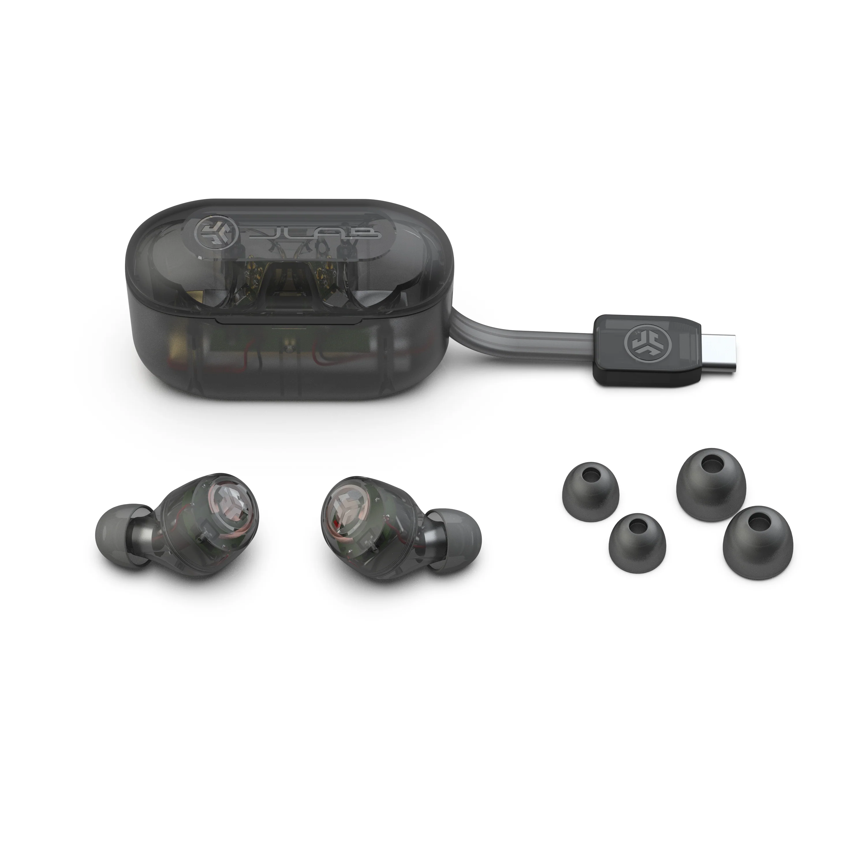 GO POP+ True Wireless Earbuds Clear - Image 6