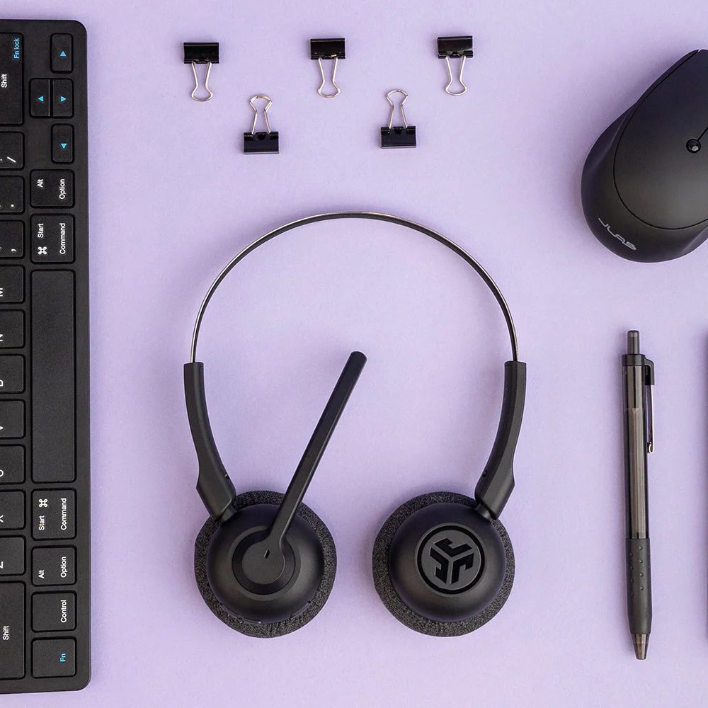GO Work POP Wireless On-Ear Headset Black - Image 7