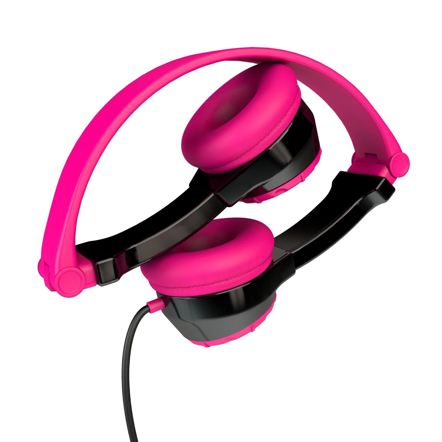JBuddies Folding Kids Headphones Black/Pink - Image 4