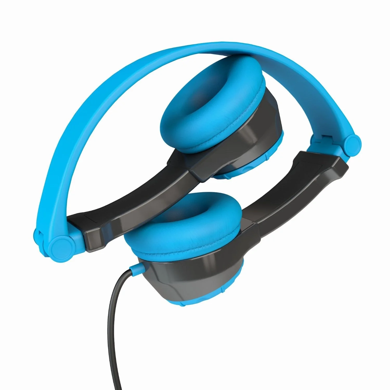 JBuddies Folding Kids Headphones Blue/Gray - Image 3