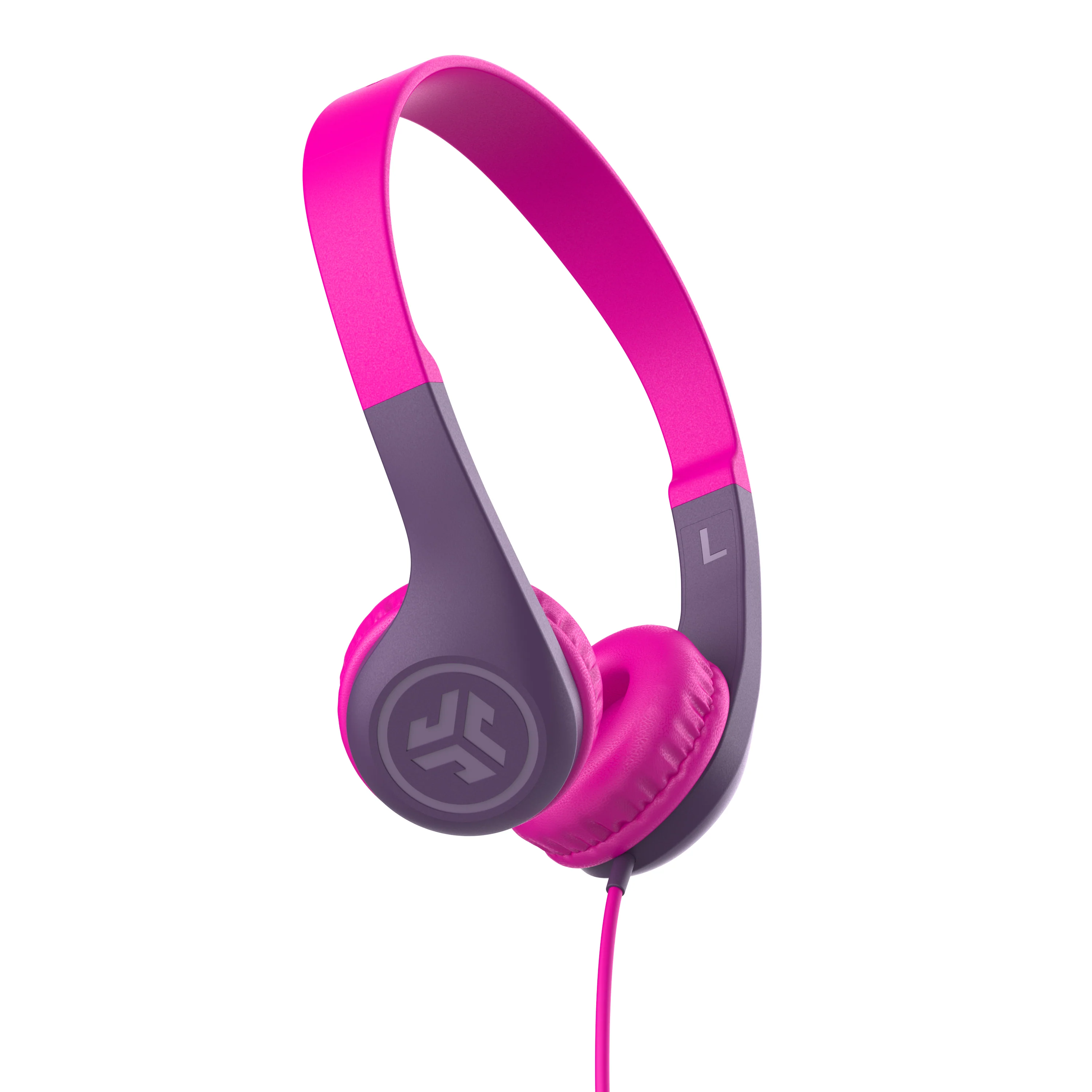 JBuddies Pop Wired Kids Headphones Pink - Image 3