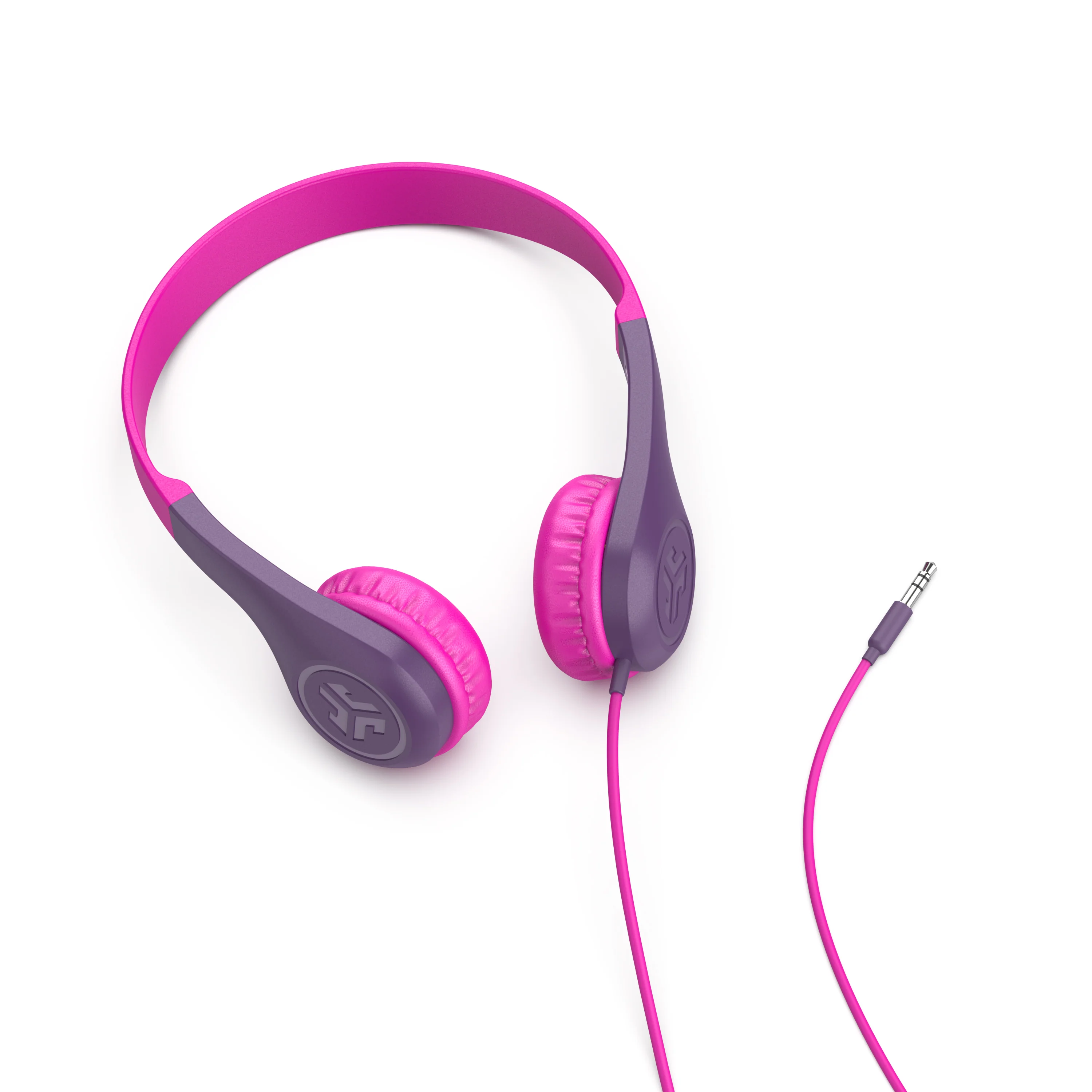 JBuddies Pop Wired Kids Headphones Pink - Image 4