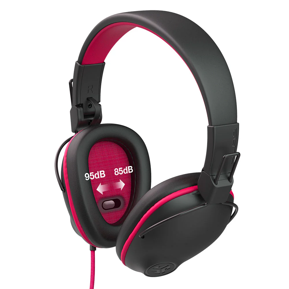 JBuddies Pro Wired Over-Ear Kids Headphone Pink - Image 4