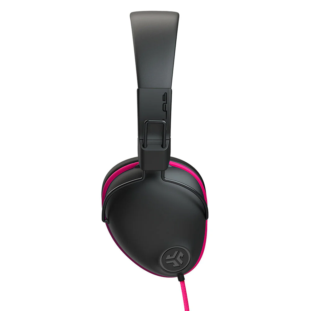 JBuddies Pro Wired Over-Ear Kids Headphone Pink - Image 5