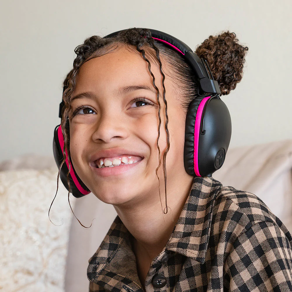 JBuddies Pro Wireless Over-Ear Kids Headphones Pink - Image 5