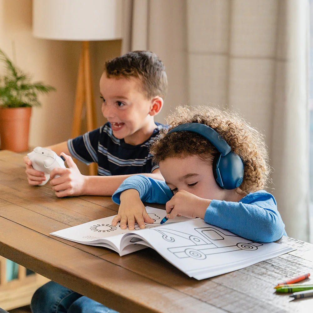JBuddies Protect Kids Hearing Protection Earmuffs Navy - Image 3