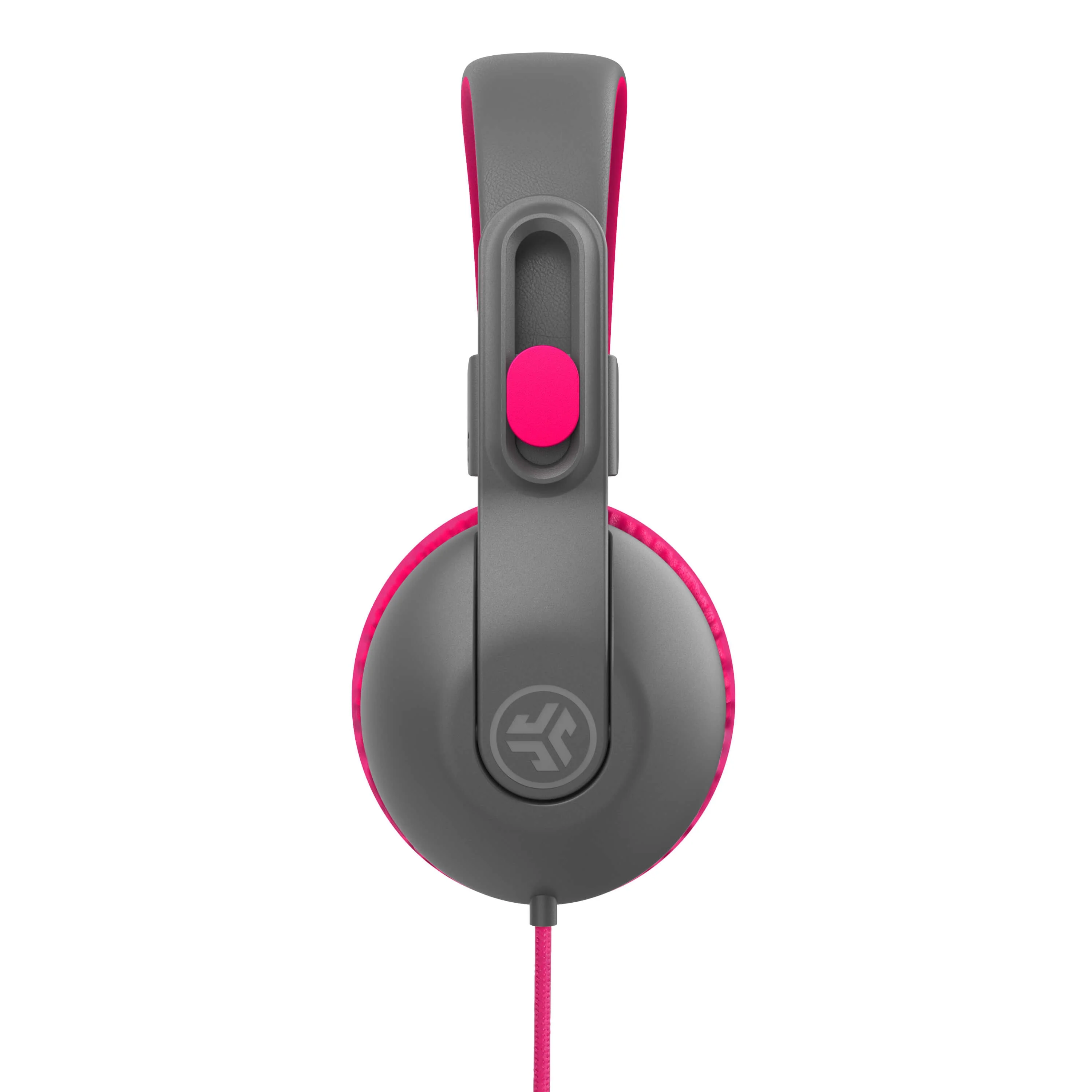 JBuddies Studio 2 On-Ear Kids Wired Headphones Pink/Gray - Image 6