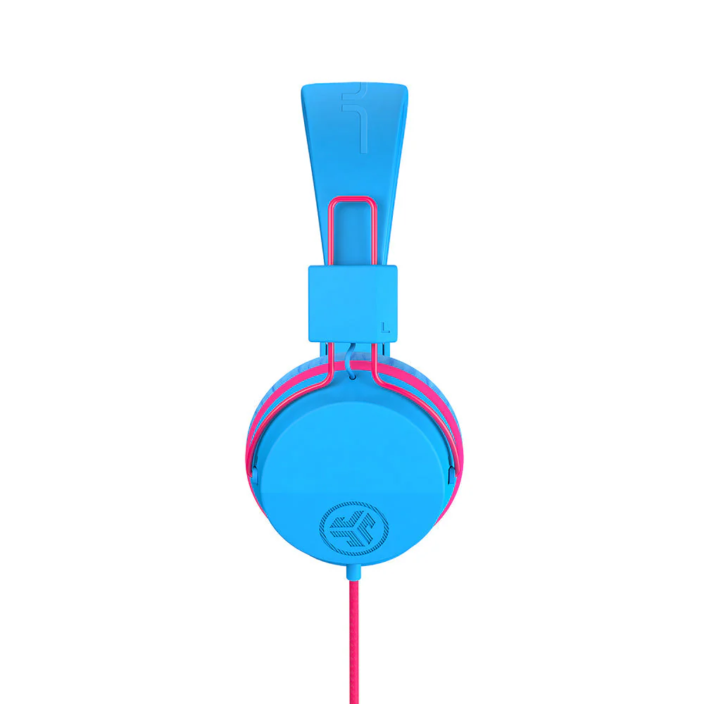 JBuddies Studio On-Ear Kids Wired Headphones Blue/Pink - Image 5