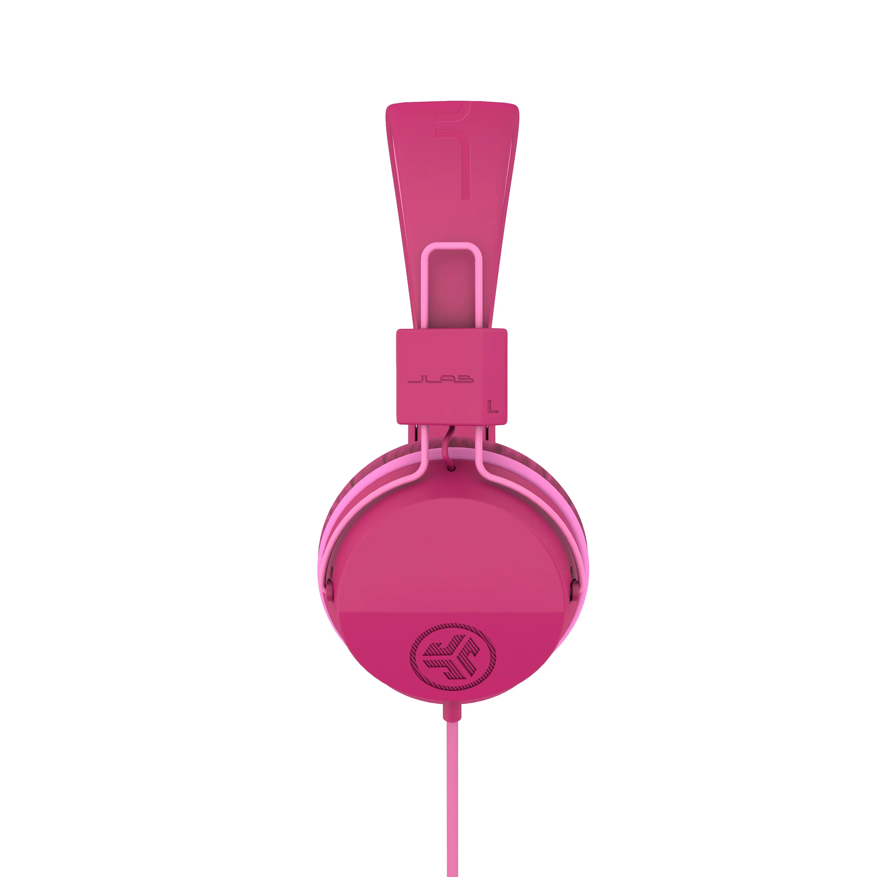 JBuddies Studio On-Ear Kids Wired Headphones Dark Pink - Image 2