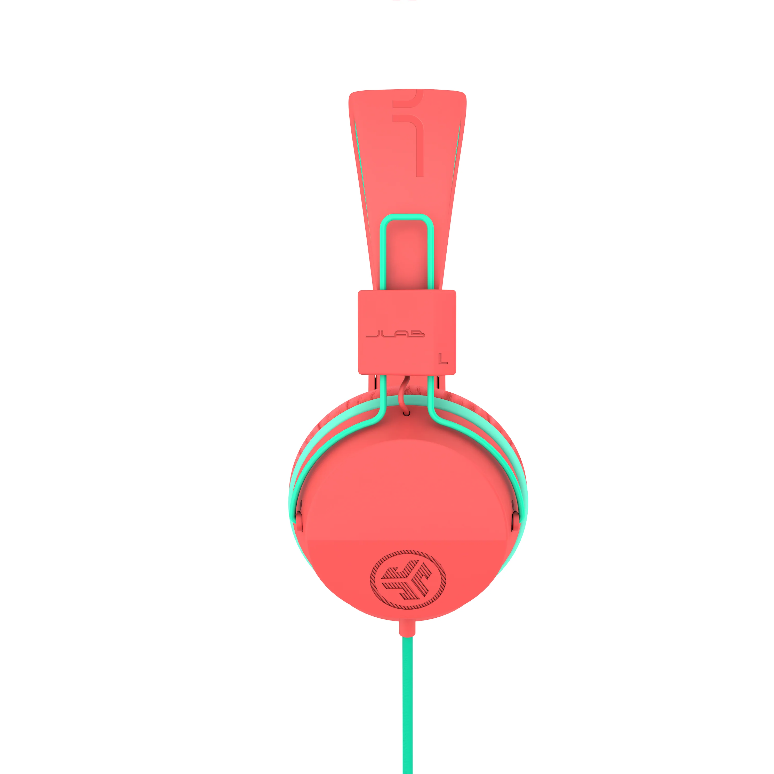 JBuddies Studio On-Ear Kids Wired Headphones Peach - Image 2