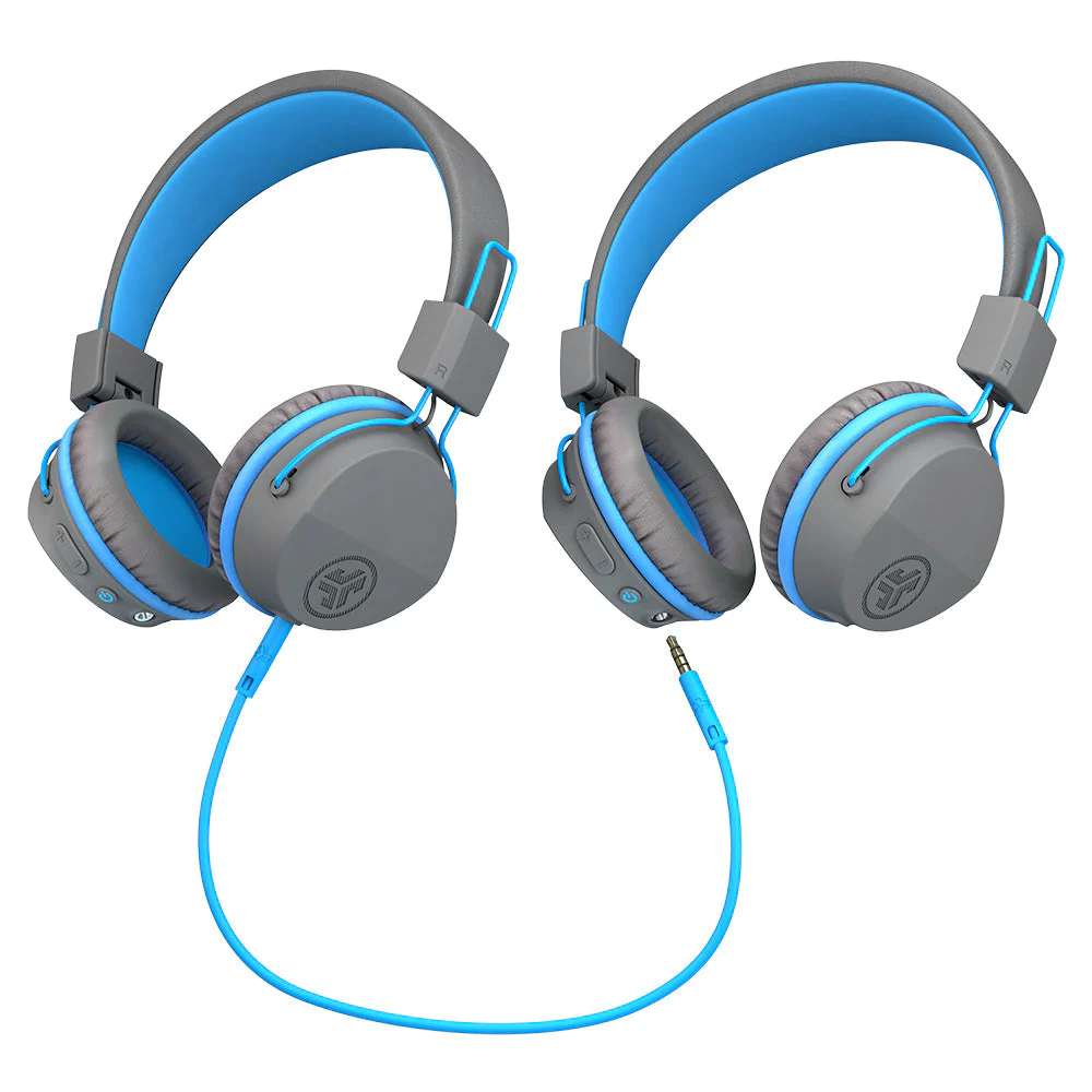 JBuddies Studio Wireless Kids Headphones Graphite/Blue - Image 6