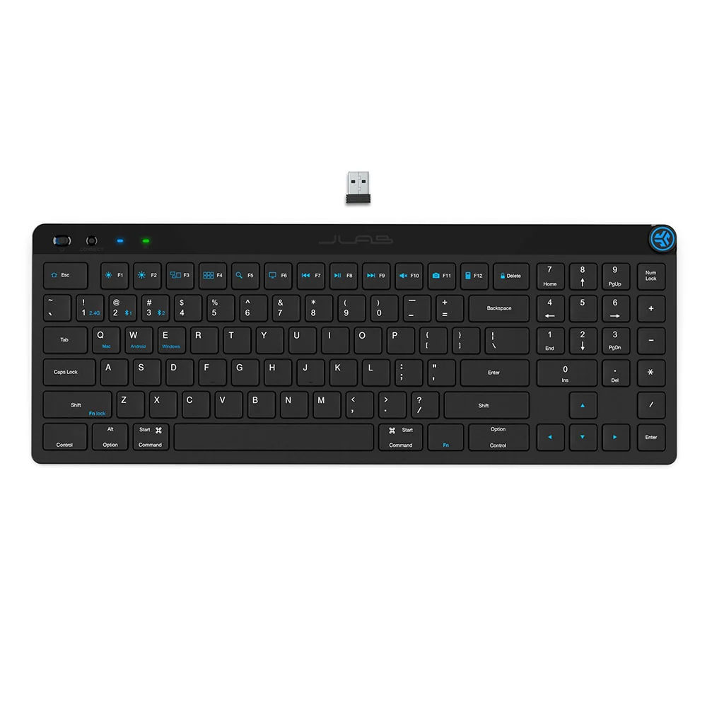JBuds Wireless Keyboard Black - Image 10