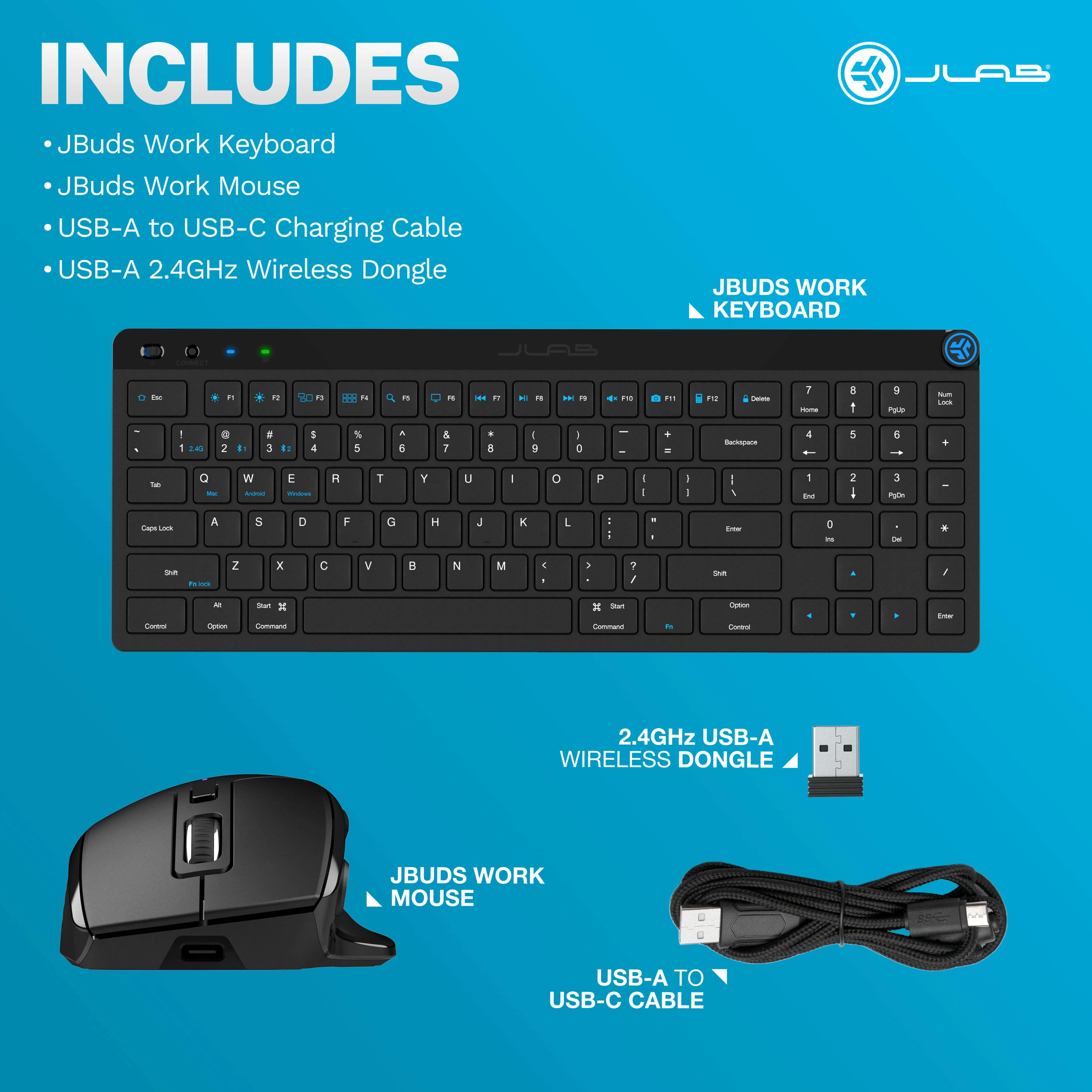 JLab JBuds Keyboard Mouse Bundle - Image 7
