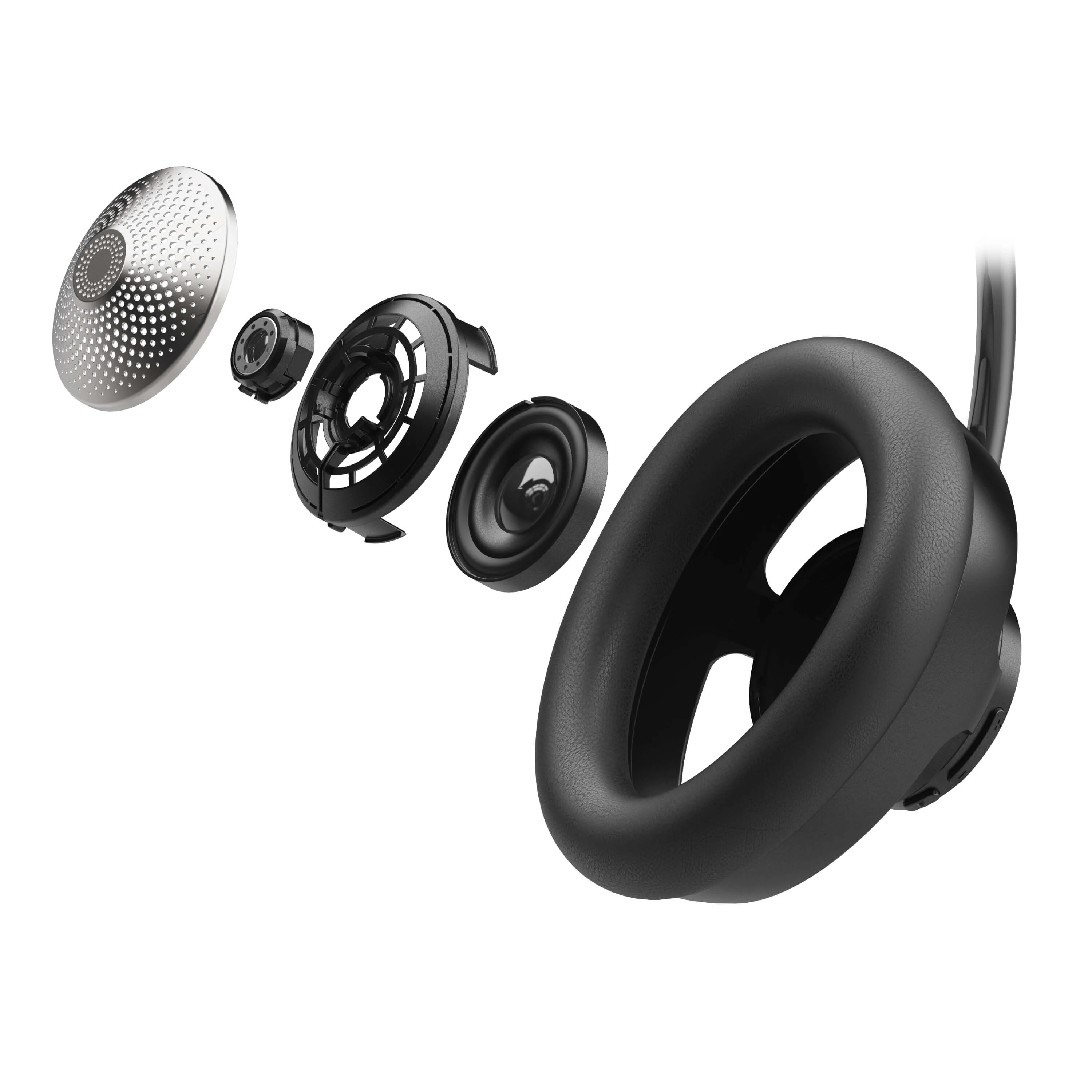 JBuds Open Headphone Open-Ear Wireless Headphones Black - Image 8