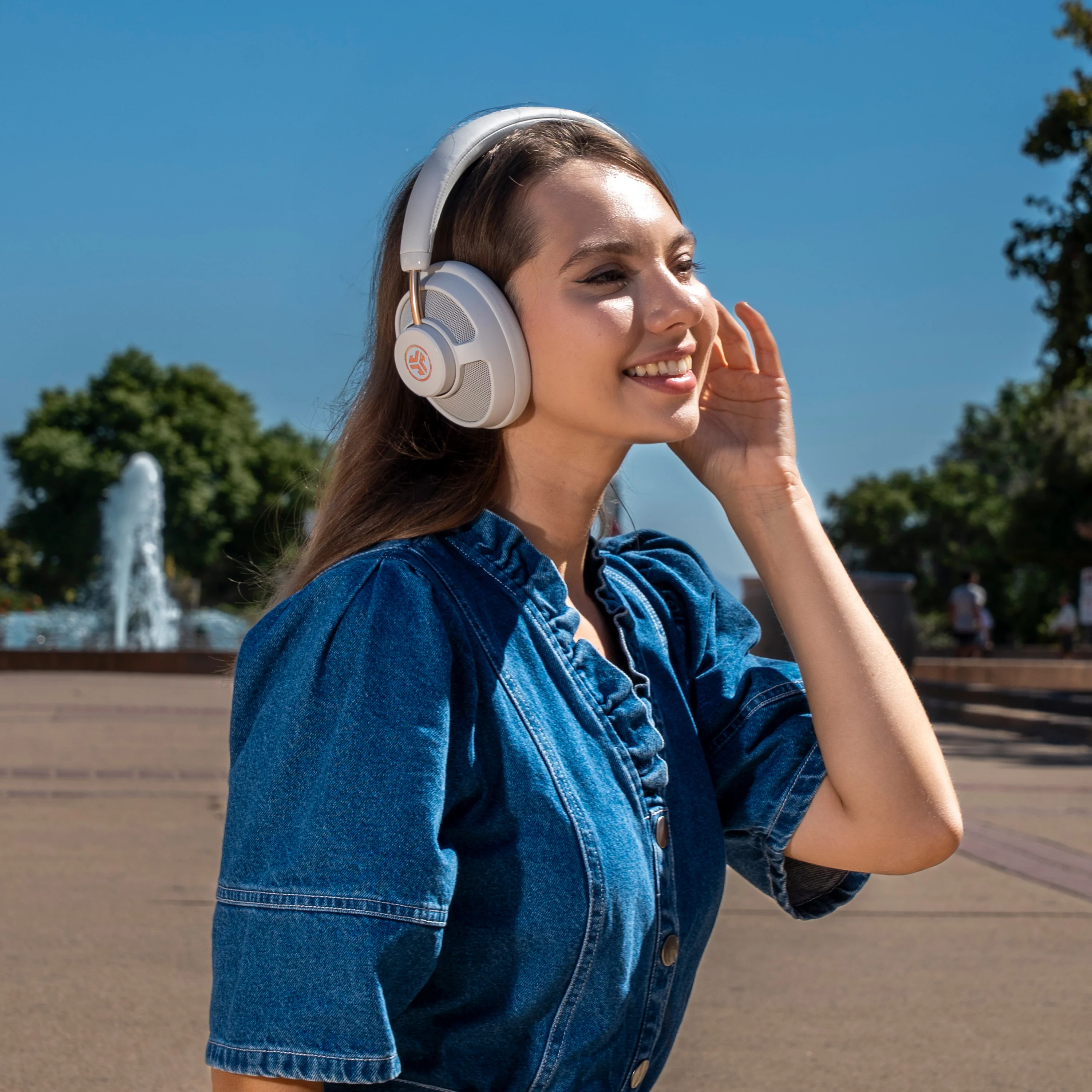 JBuds Open Headphone Open-Ear Wireless Headphones Cloud - Image 2