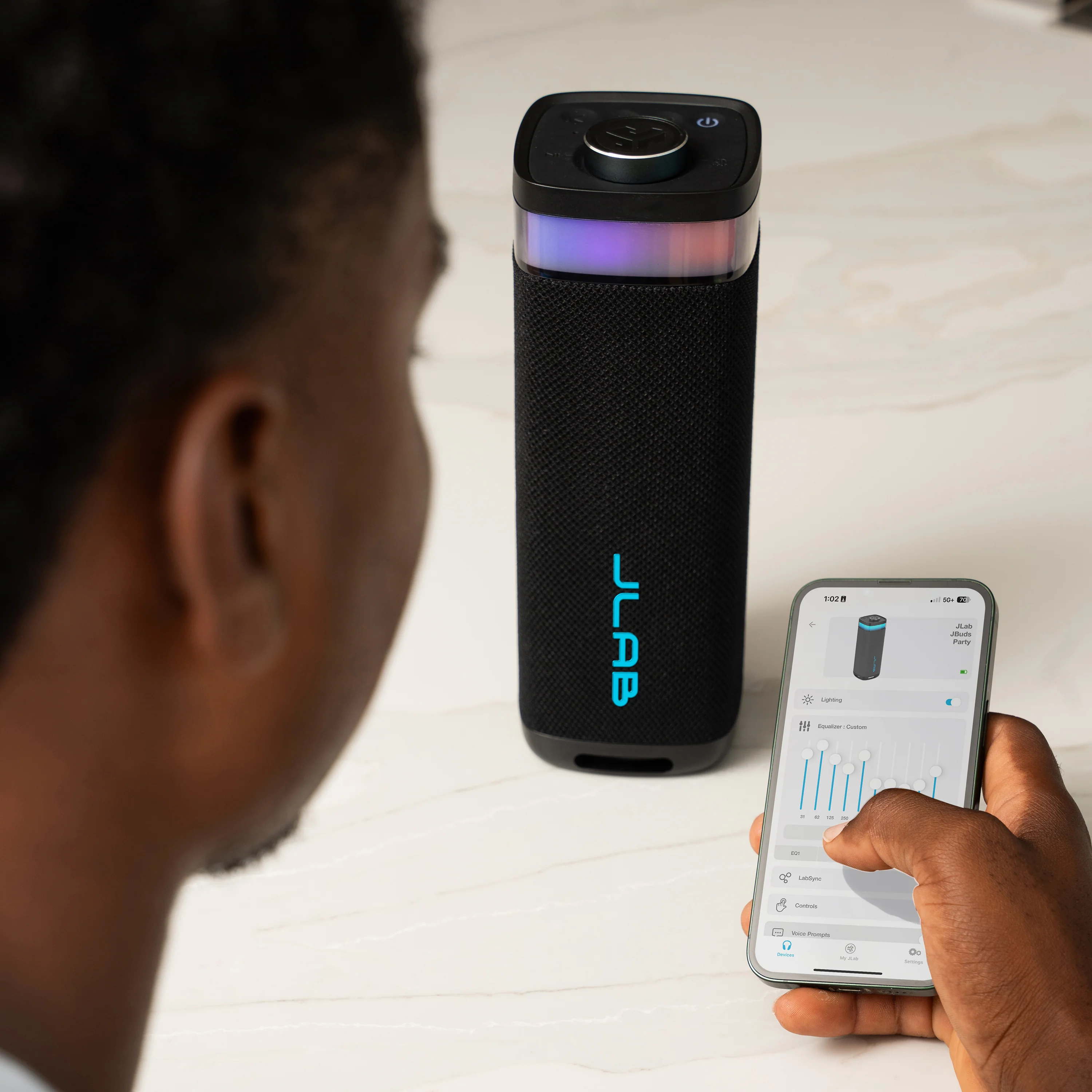 JBuds Party Portable Bluetooth Speaker Black - Image 4