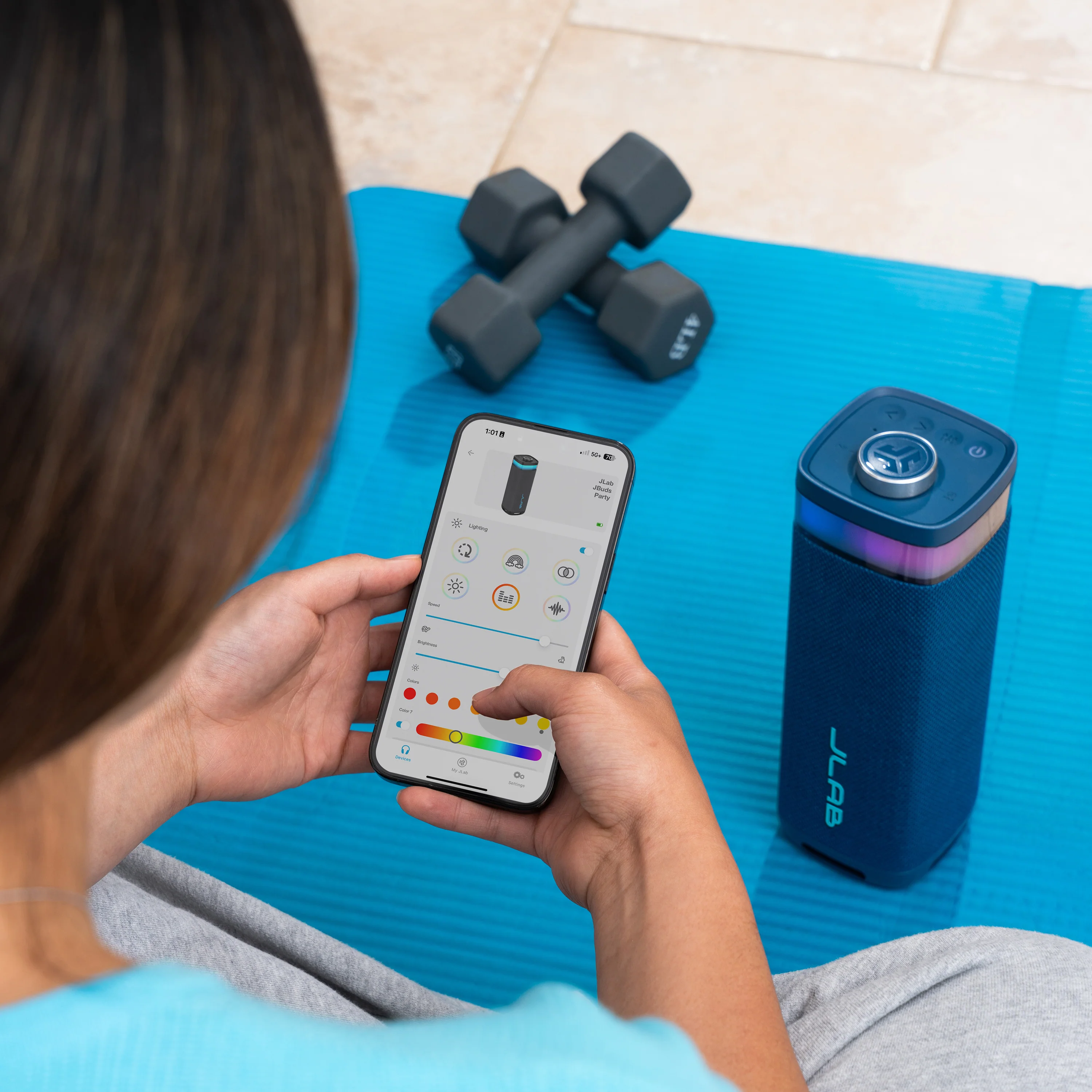 JBuds Party Portable Bluetooth Speaker Navy - Image 4