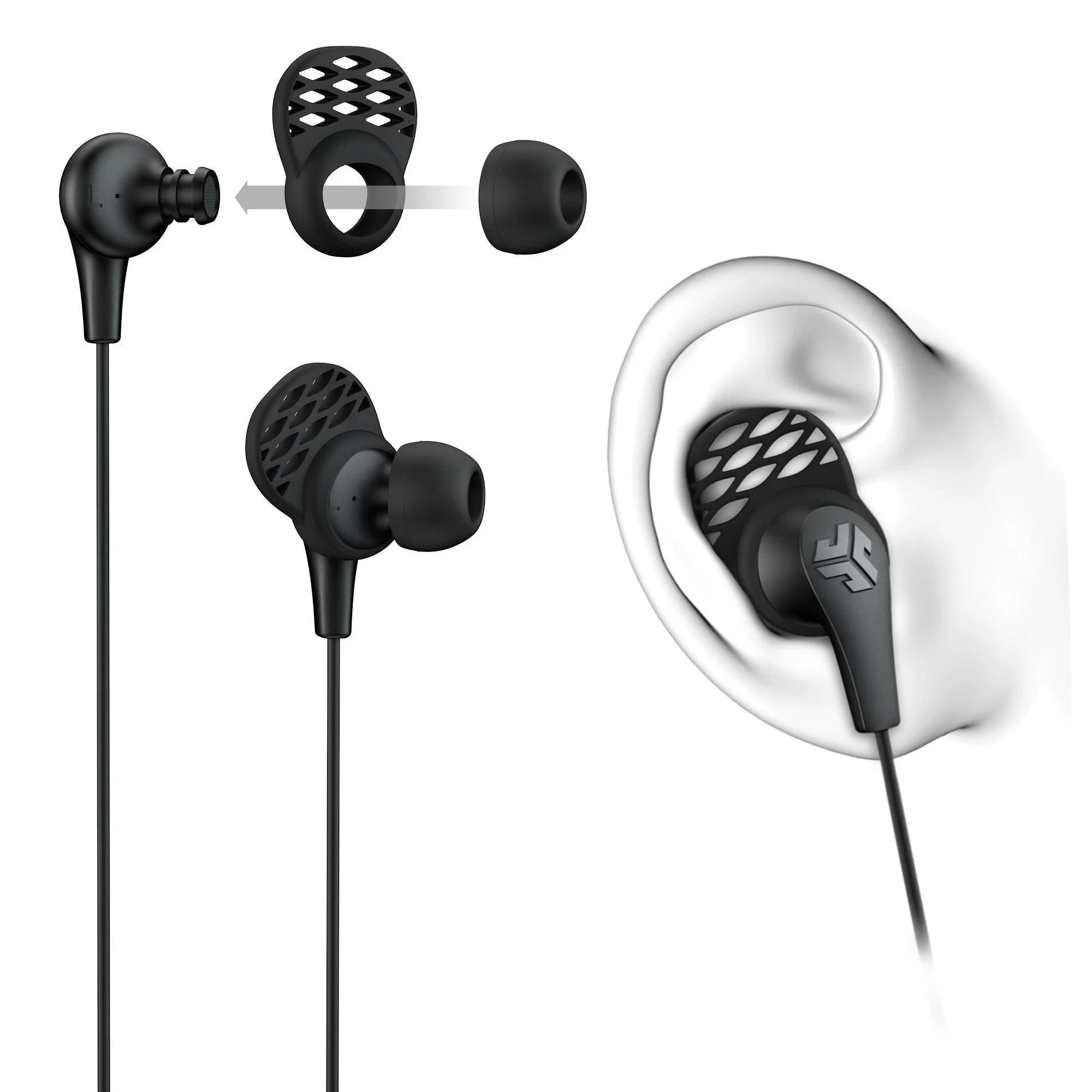 JBuds Pro Signature Earbuds Black - Image 3