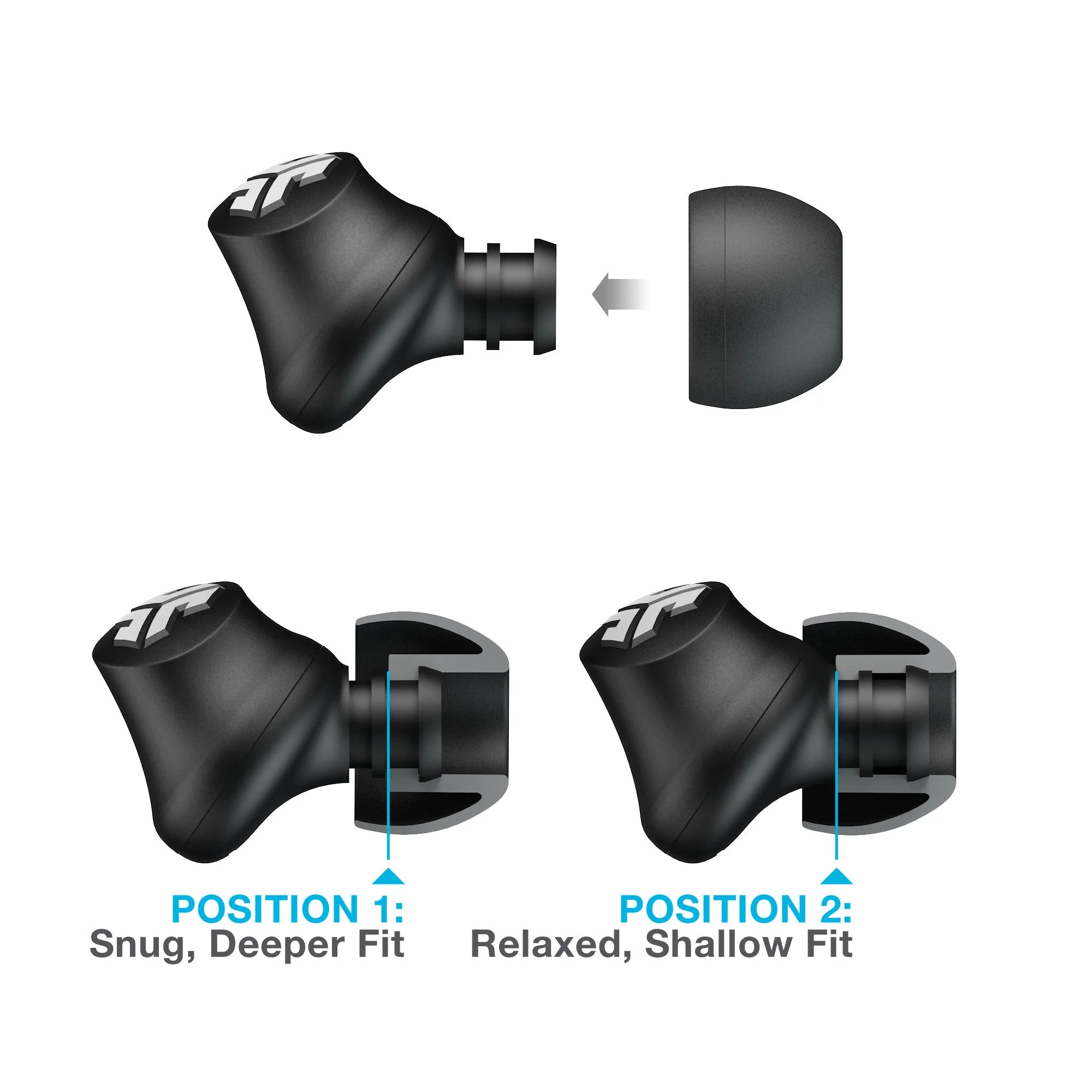 JBuds Pro Signature Earbuds Black - Image 4