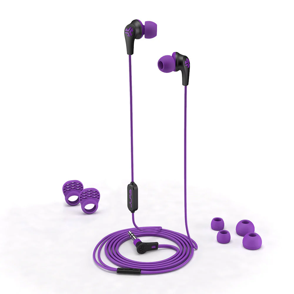 JBuds Pro Signature Earbuds Purple - Image 2