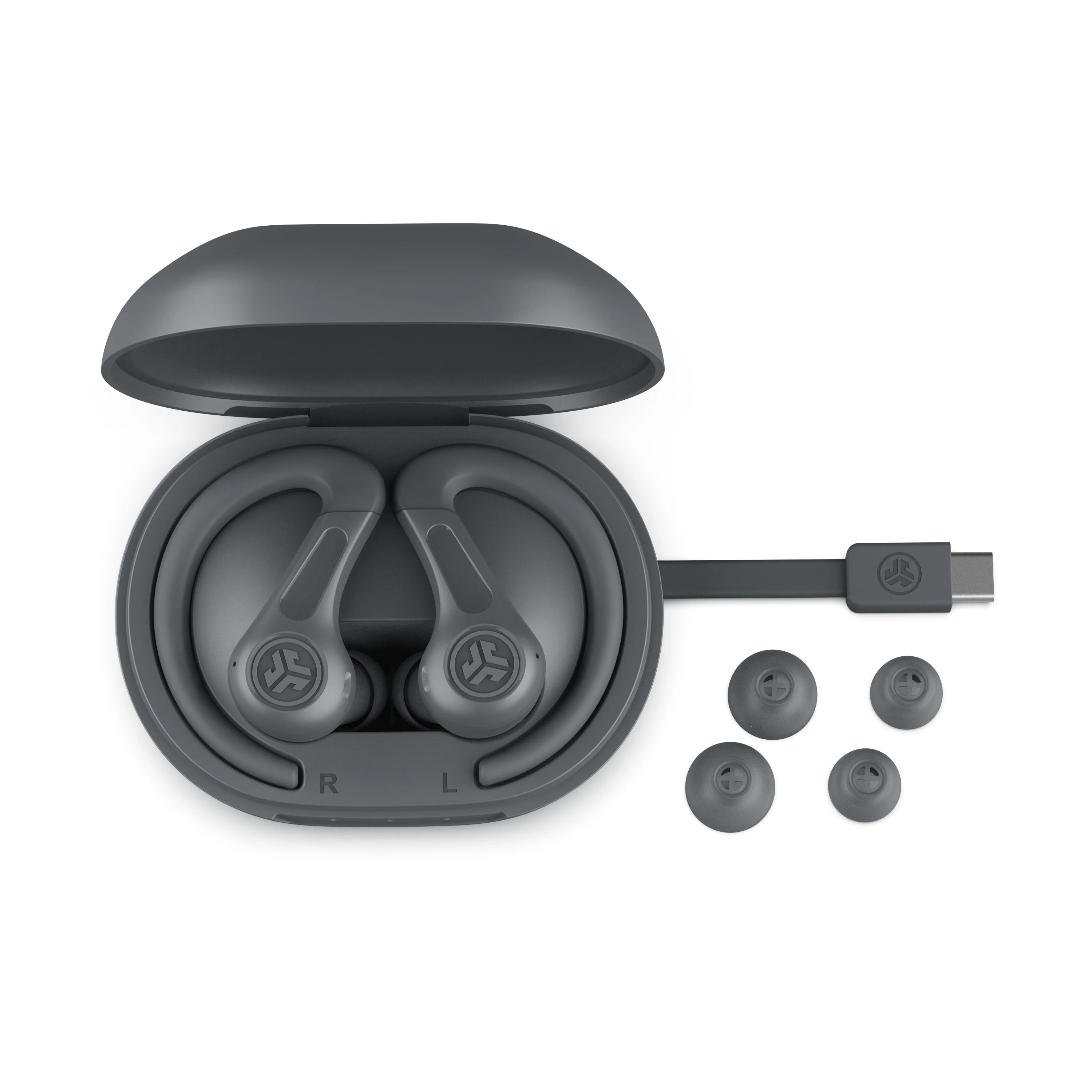 JBuds Sport ANC 4 True Wireless Earbuds Graphite - Image 9