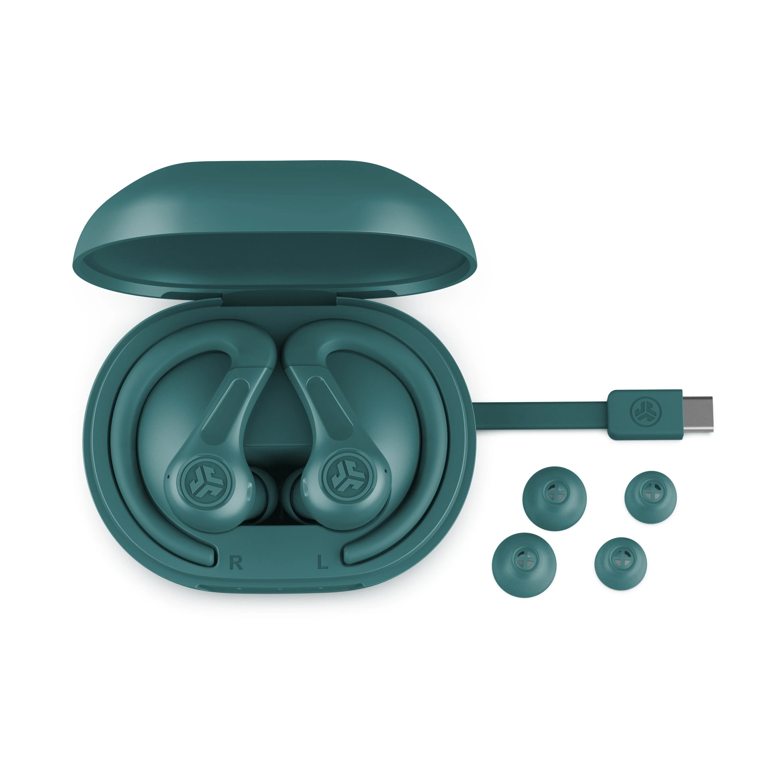 JBuds Sport ANC 4 True Wireless Earbuds Teal - Image 9