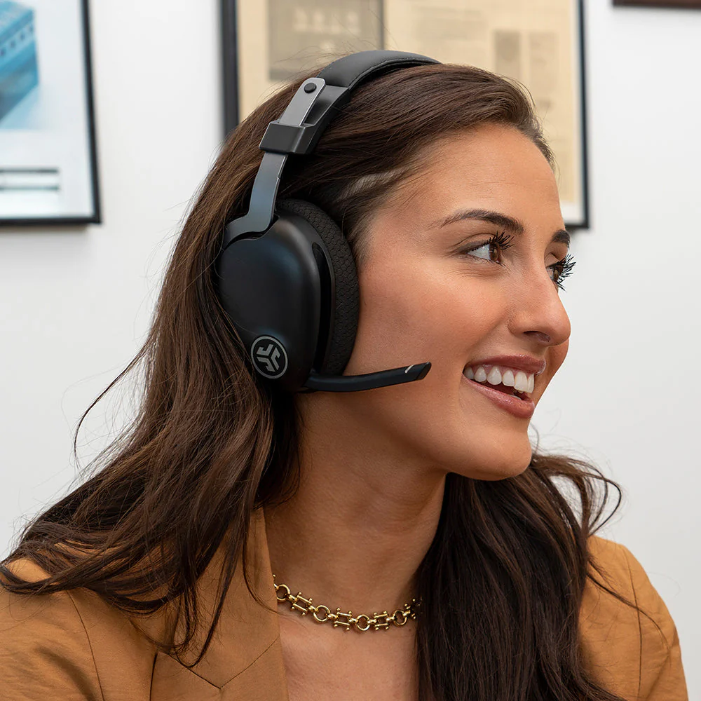 JBuds Work Wireless Over-Ear Headset Black - Image 4