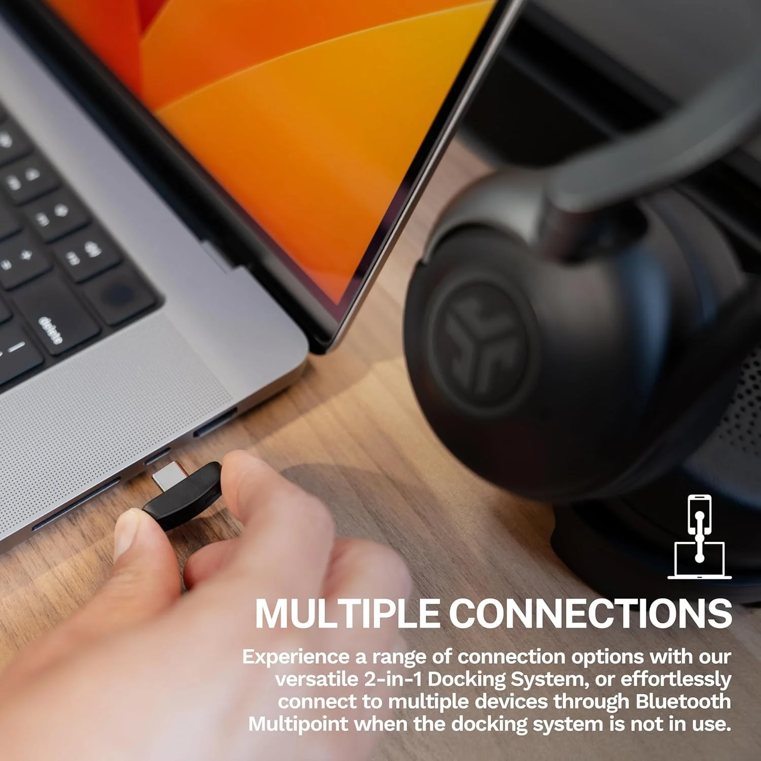 JLab Epic Work Bundle, Epic Work Wireless Headset, Epic Mechanical Keyboard and Epic Wireless Mouse - Image 3