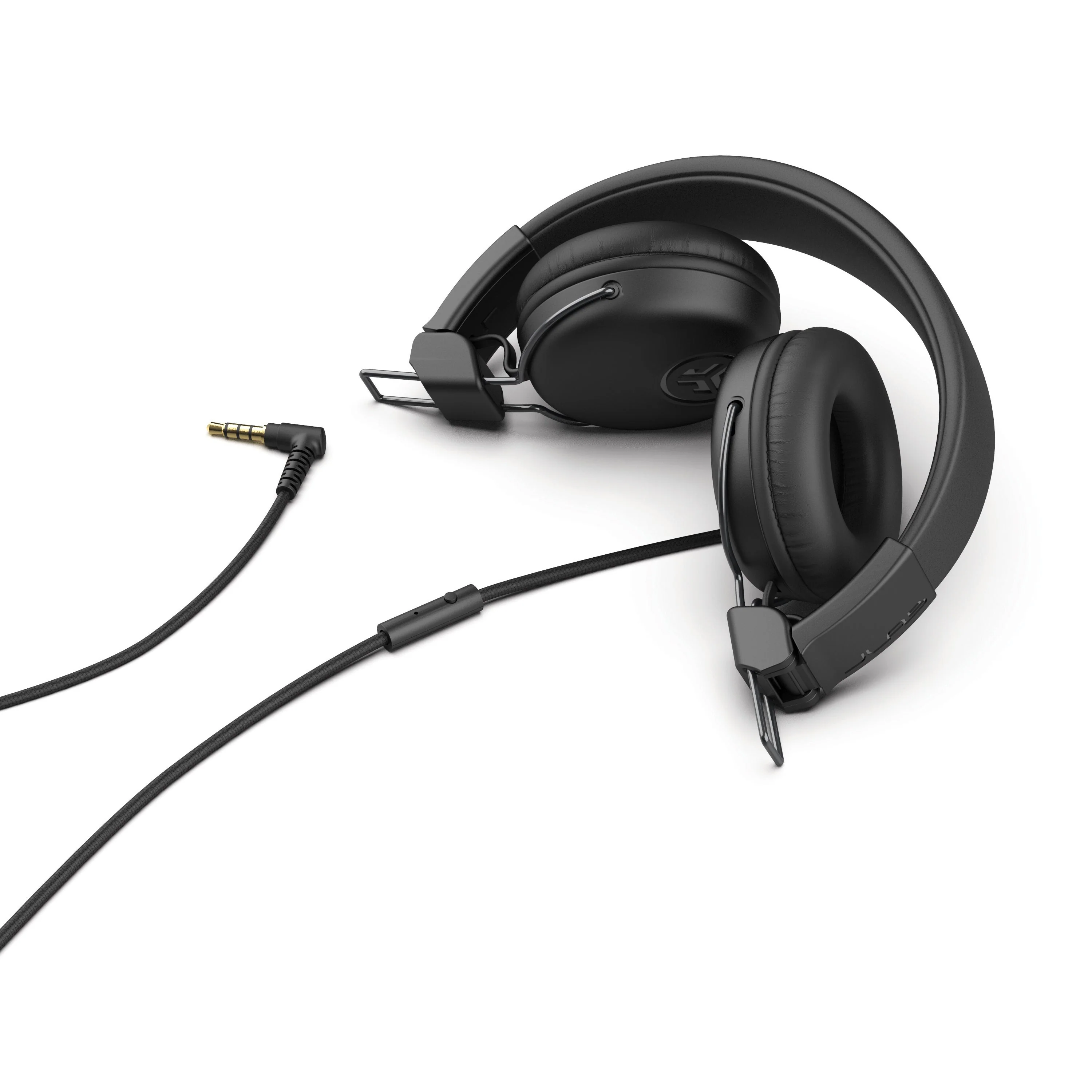 JLab Studio On-Ear Wired Headphones Black - Image 4