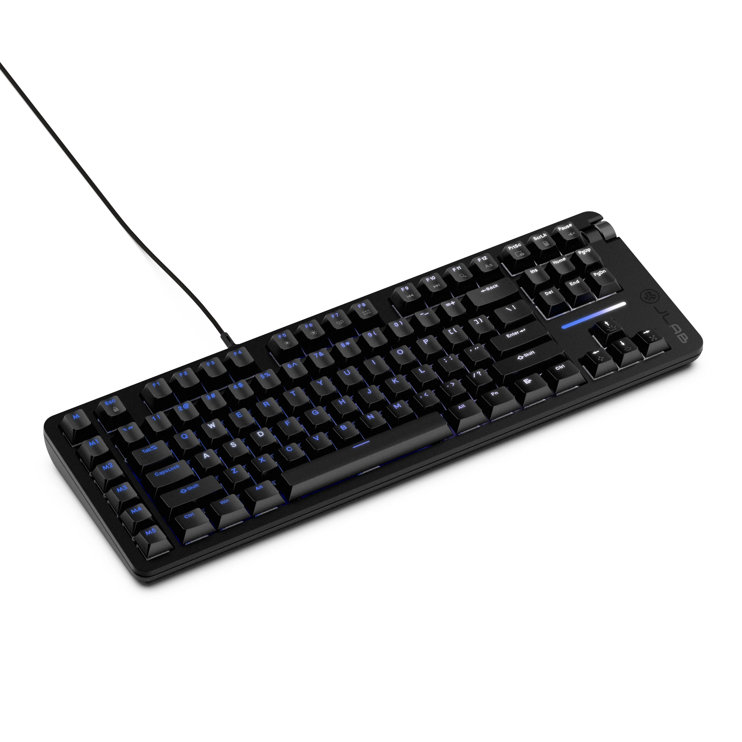 Midnight Full-Size Wired Gaming Keyboard Black - Image 5