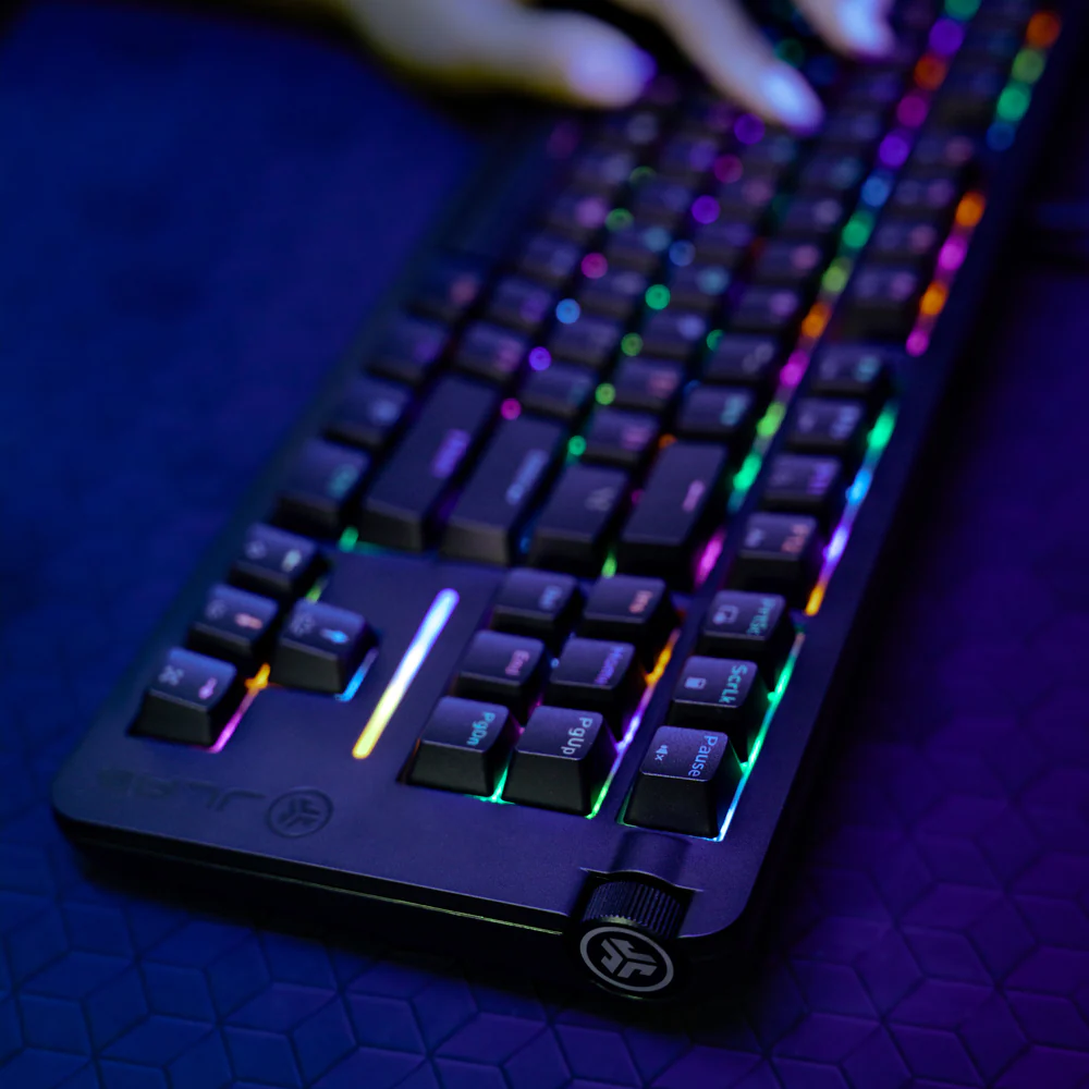 Midnight Full-Size Wired Gaming Keyboard Black - Image 6
