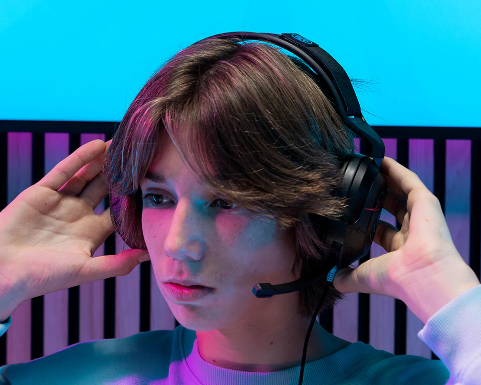 MrBeast Wired Gaming Headset Black - Image 2