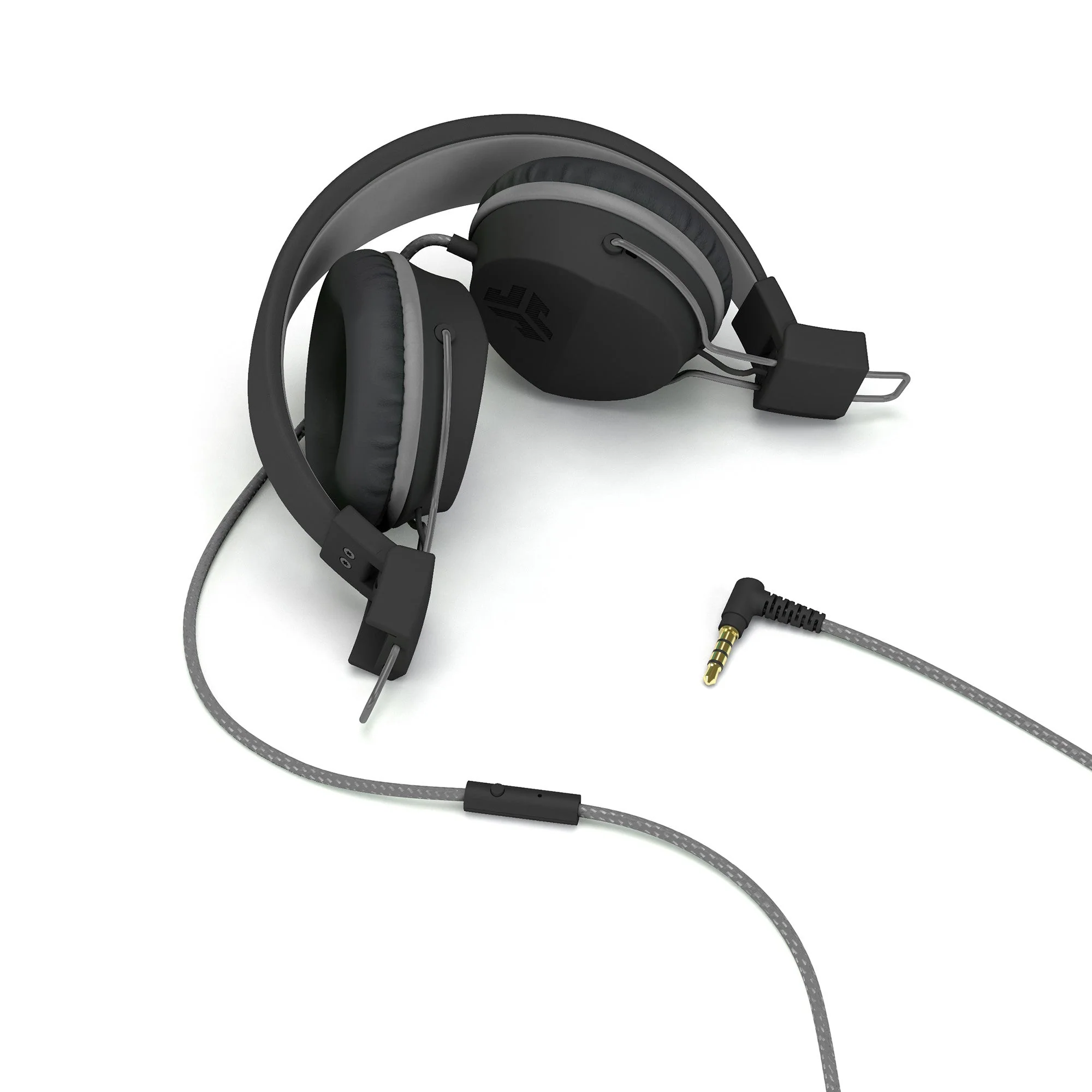 Neon Wired On-Ear Headphones Black - Image 3