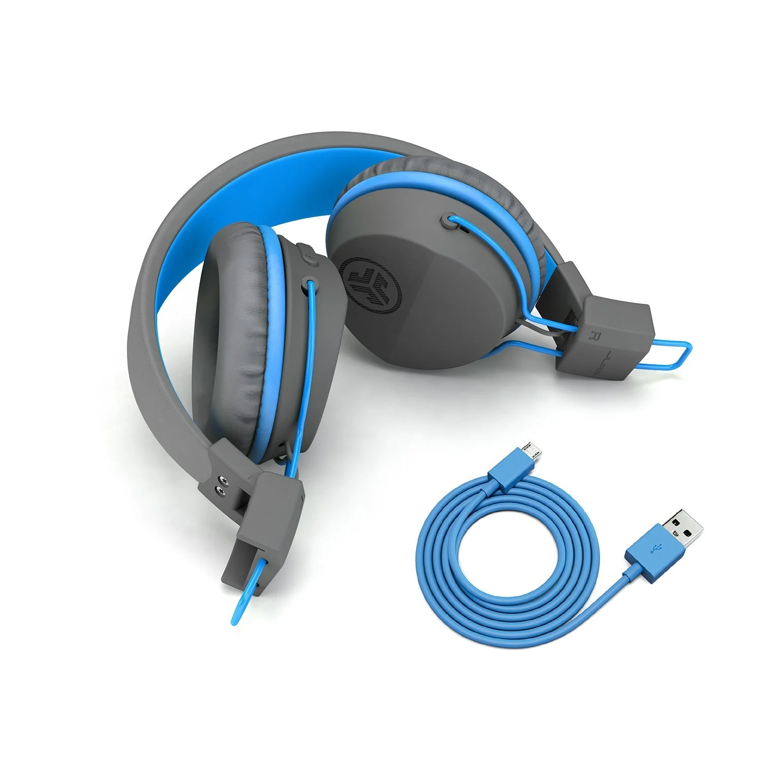 Neon Wireless On-Ear Headphones Blue - Image 4