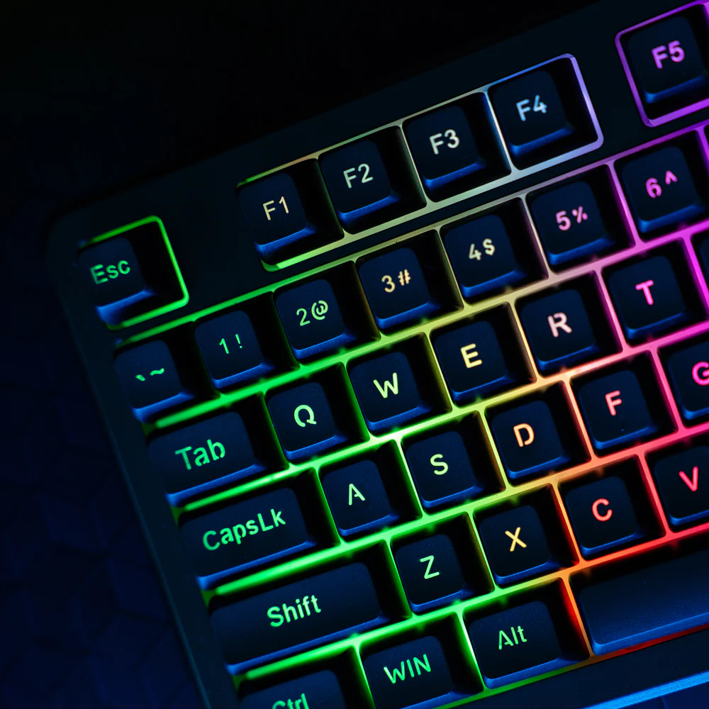 Nightfall Full-Size Wired Gaming Keyboard Black - Image 4